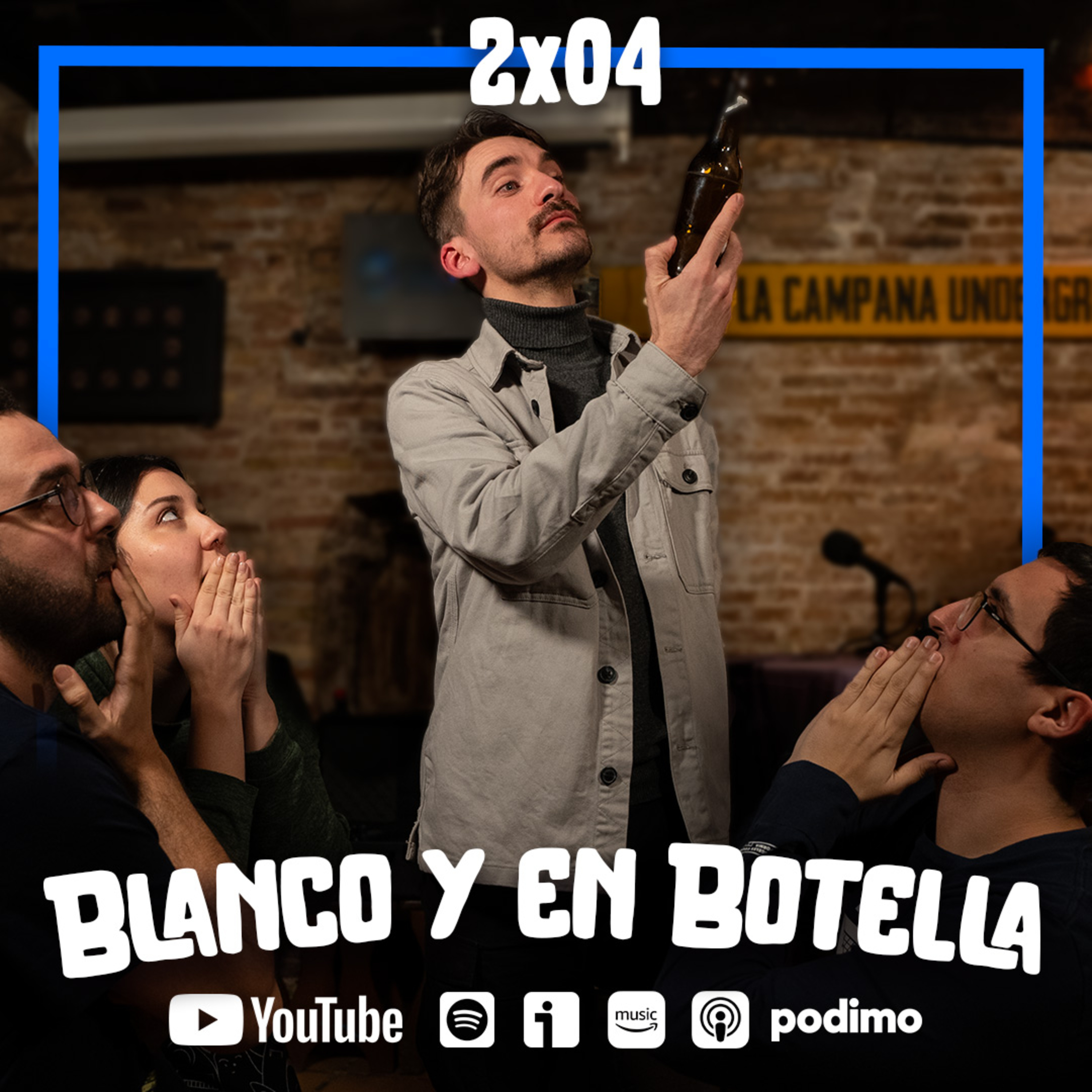 Blanco y en botella