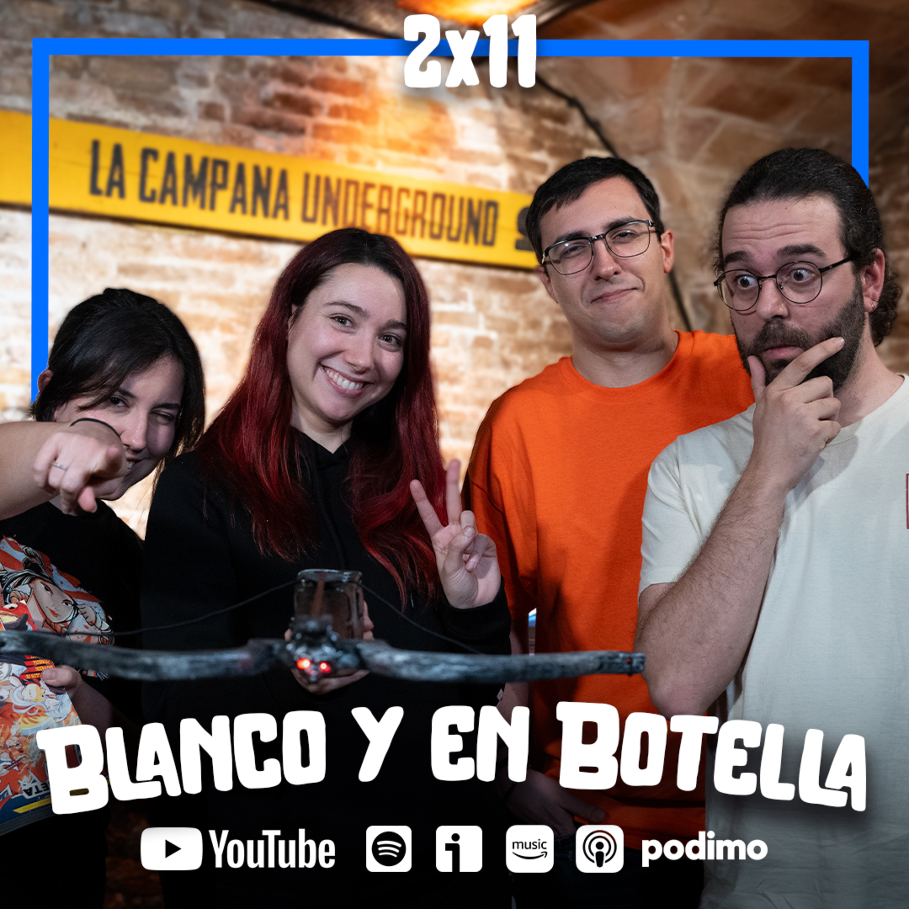 Blanco y en botella