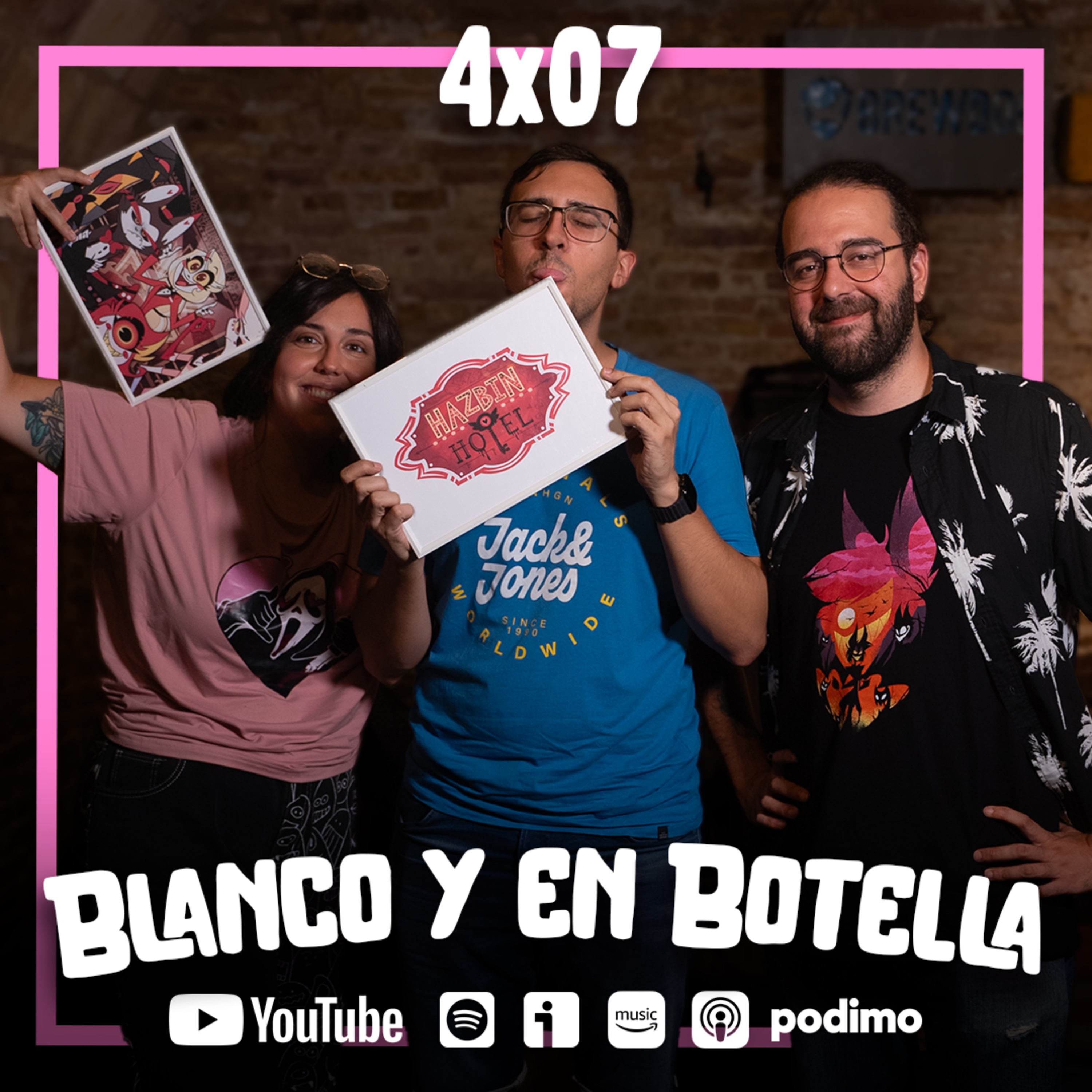 Blanco y en botella