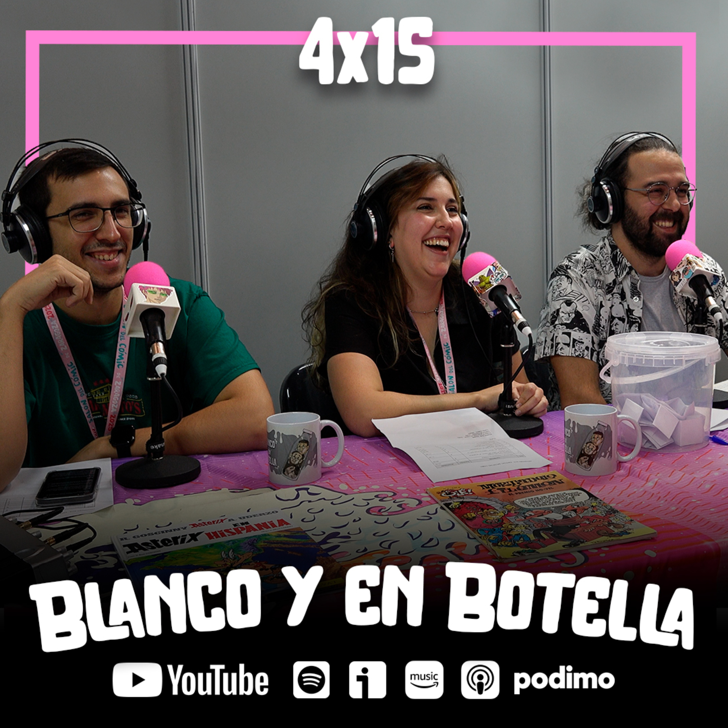 El cubo nunca falla en el Salón del Cómic | Blanco y en botella | 4×15