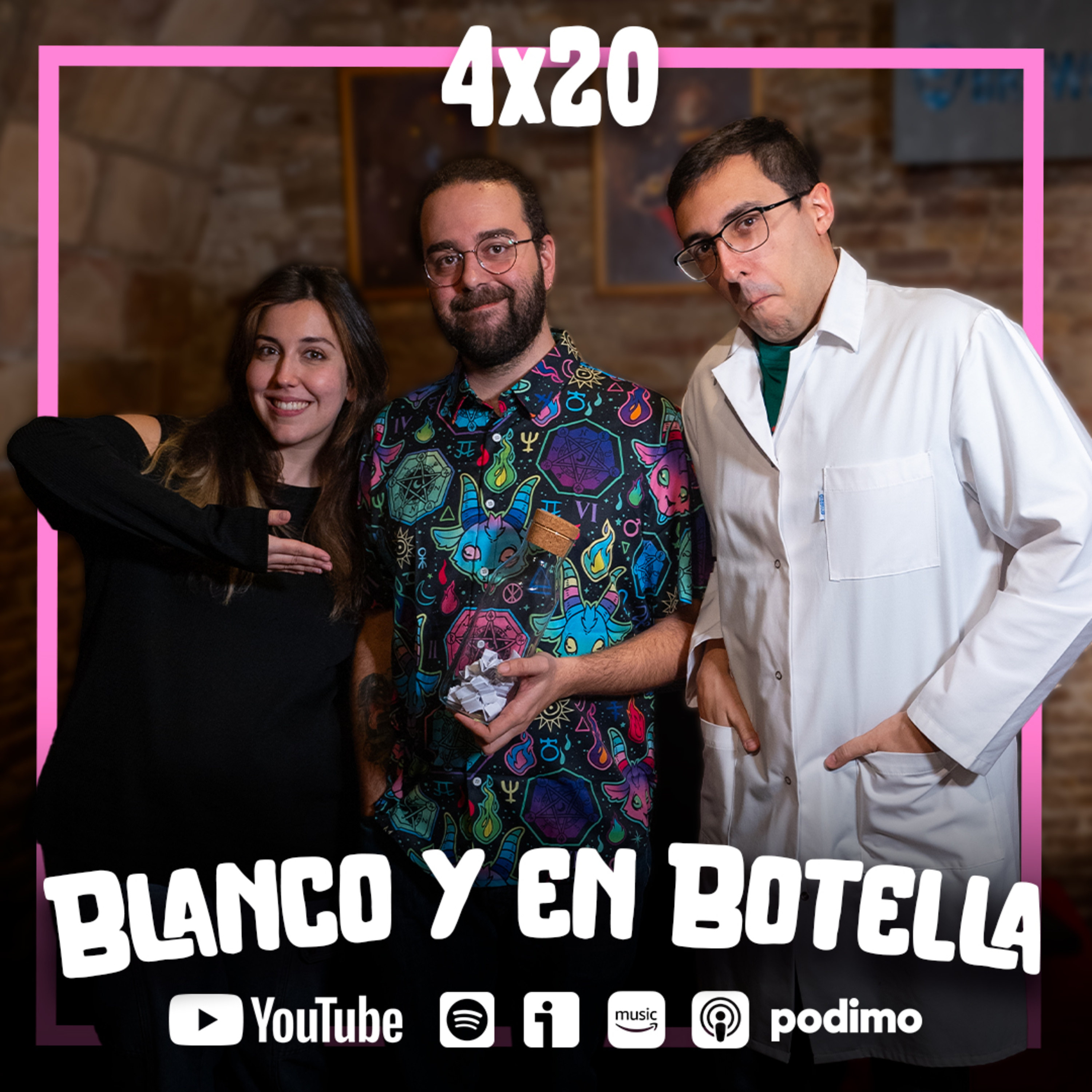 Llegó la Botella | Blanco y en botella | 4×20