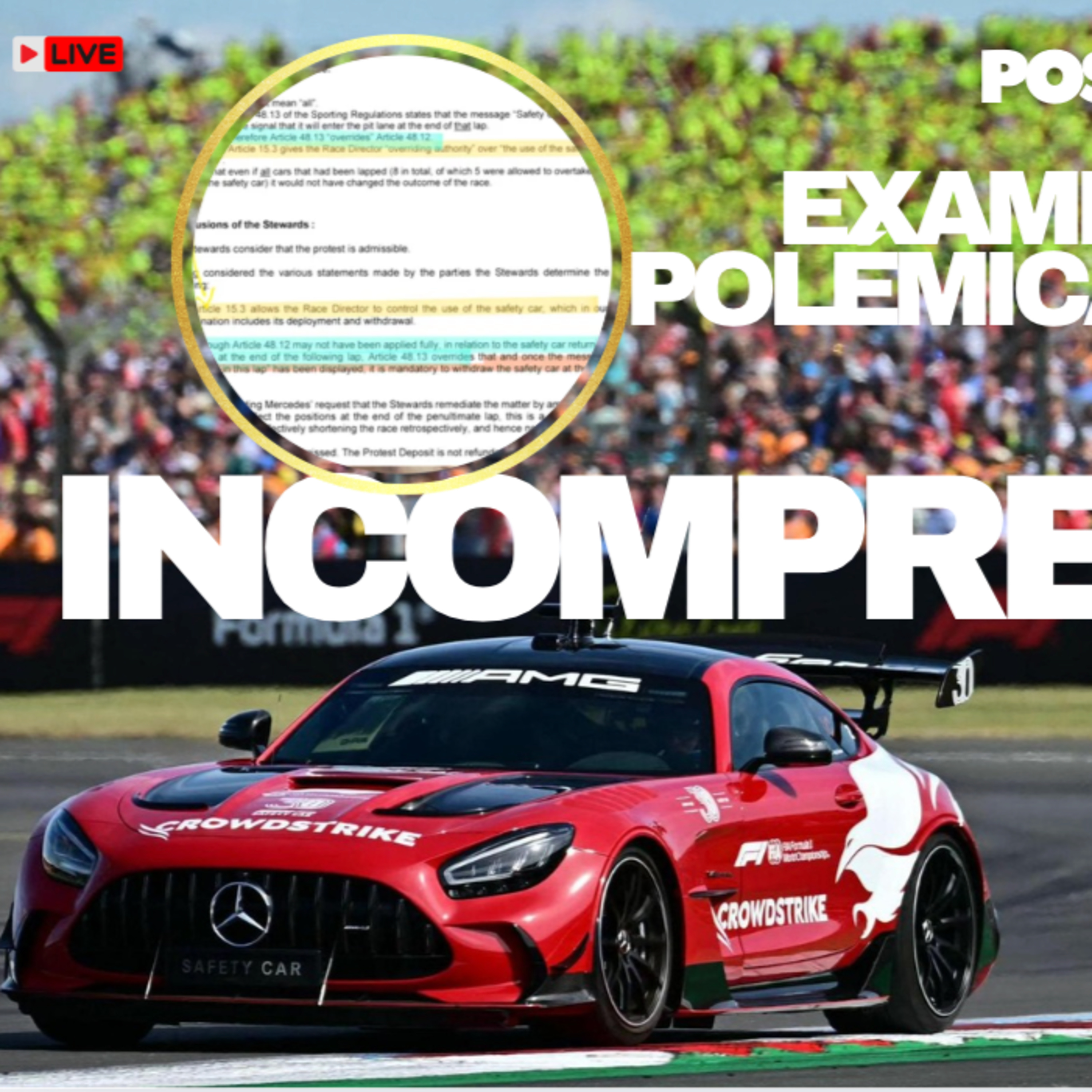 ¿POR QUÉ NO SE FUE EL SAFETY CAR? POST SILVERSTONE CON LECLERC DE VUELTA episode artwork