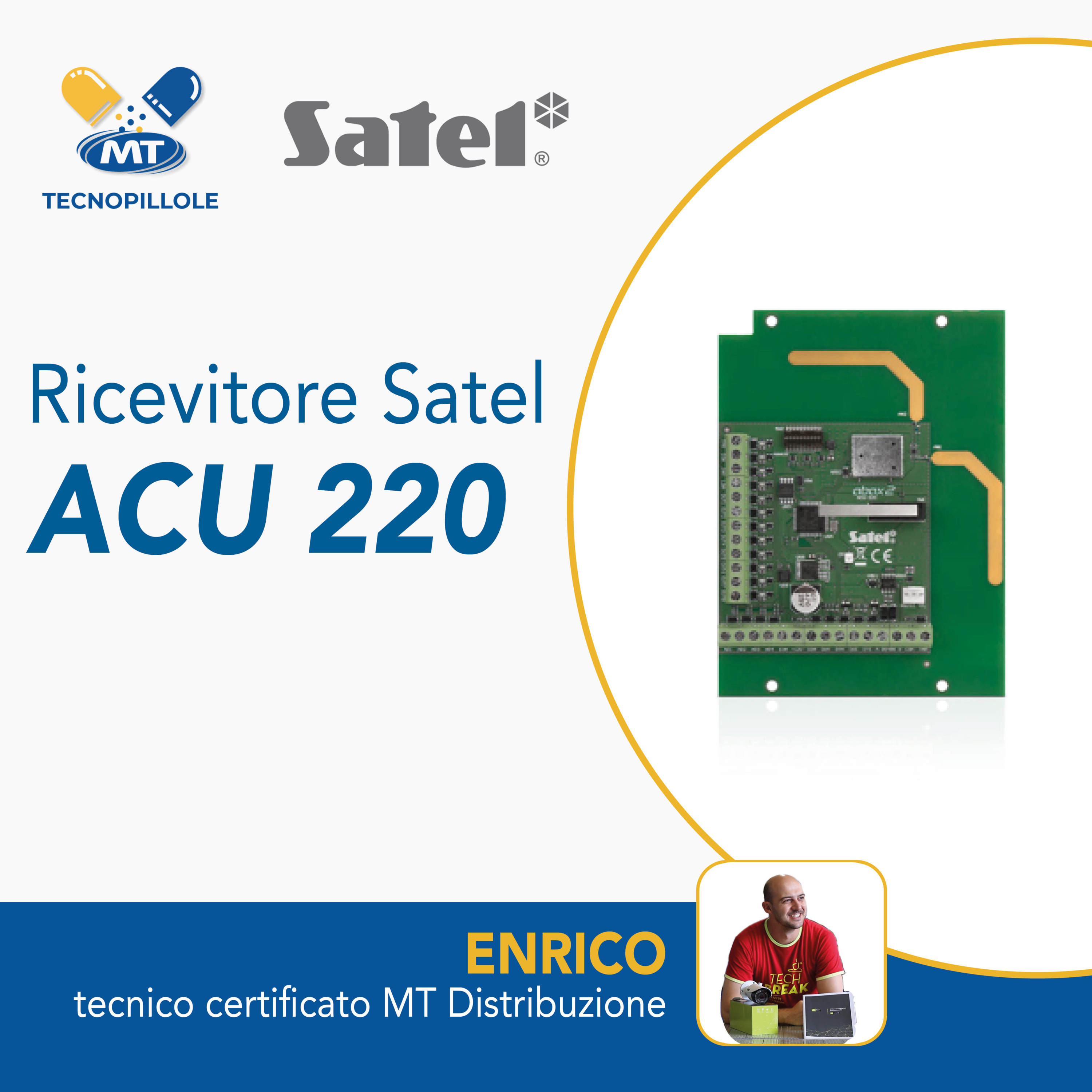 Ricevitore Satel - ACU 220 | MT Tecnopillole episode artwork
