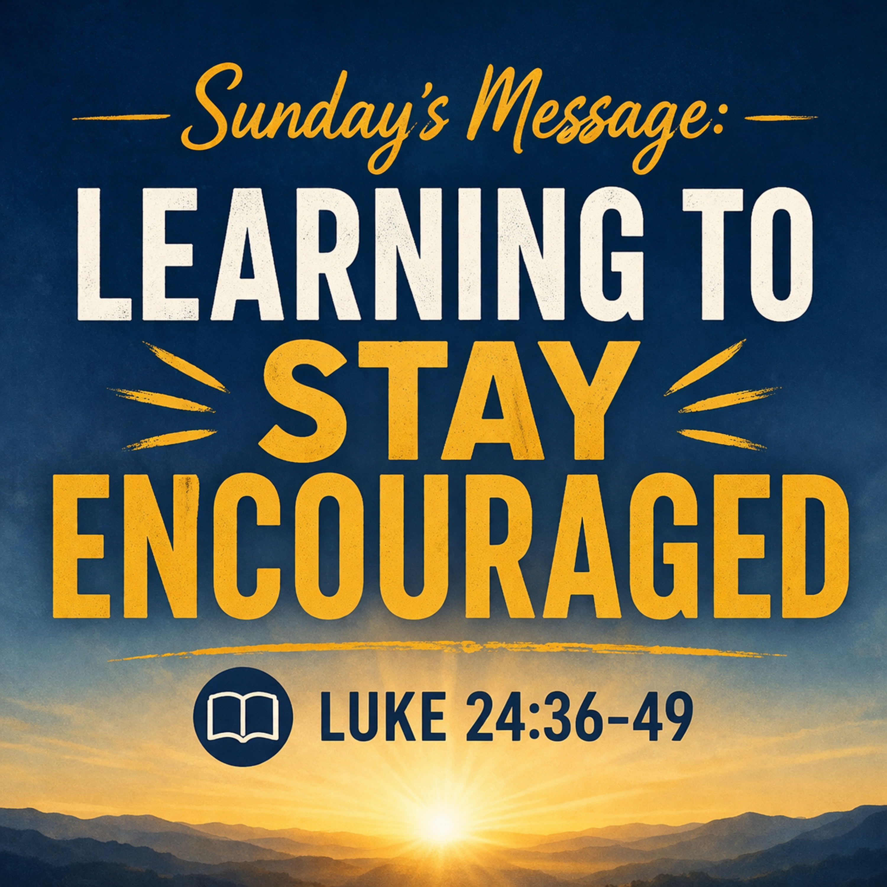 Learning To Stay Encouraged episode artwork