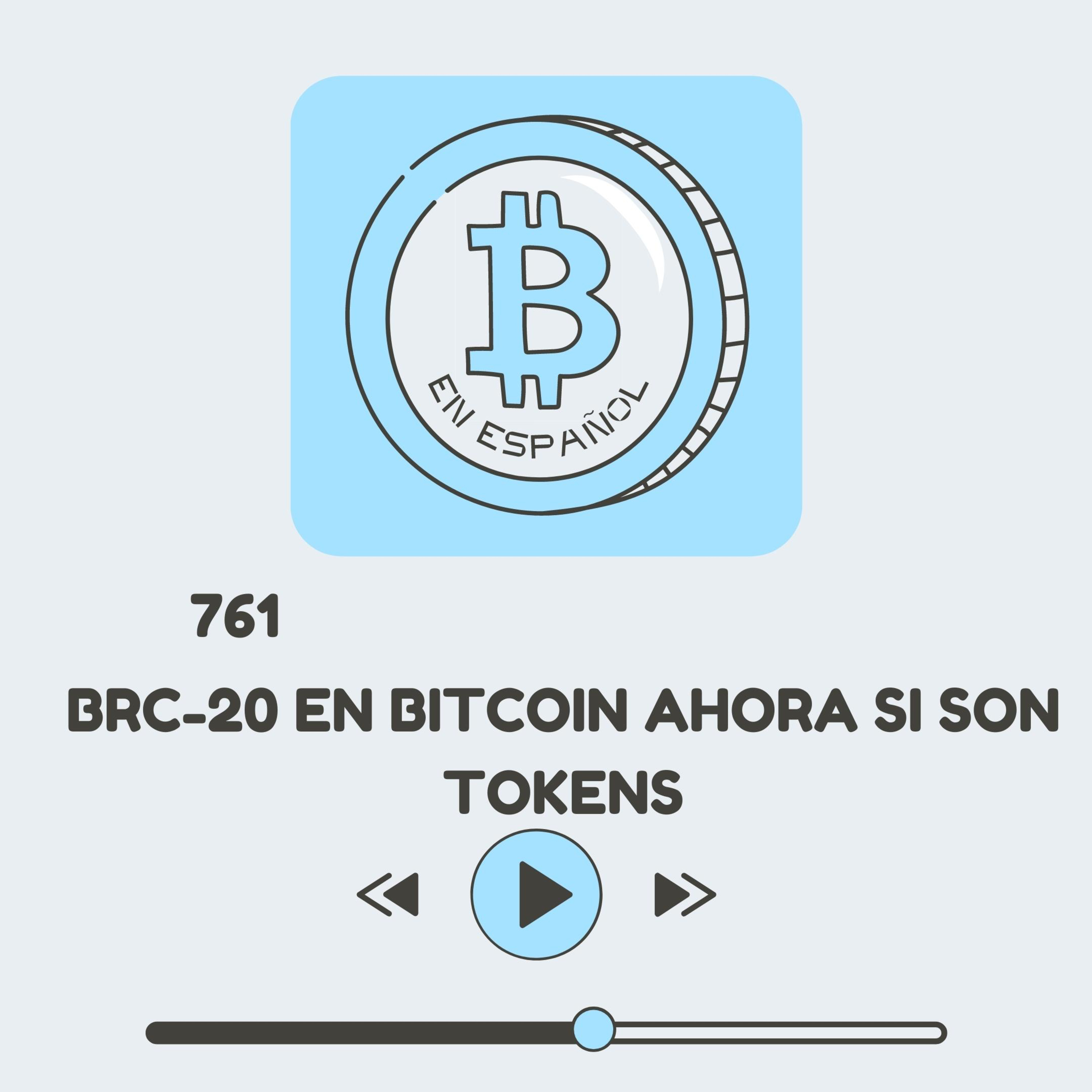 761 BRC-20 Tokens en bitcoin