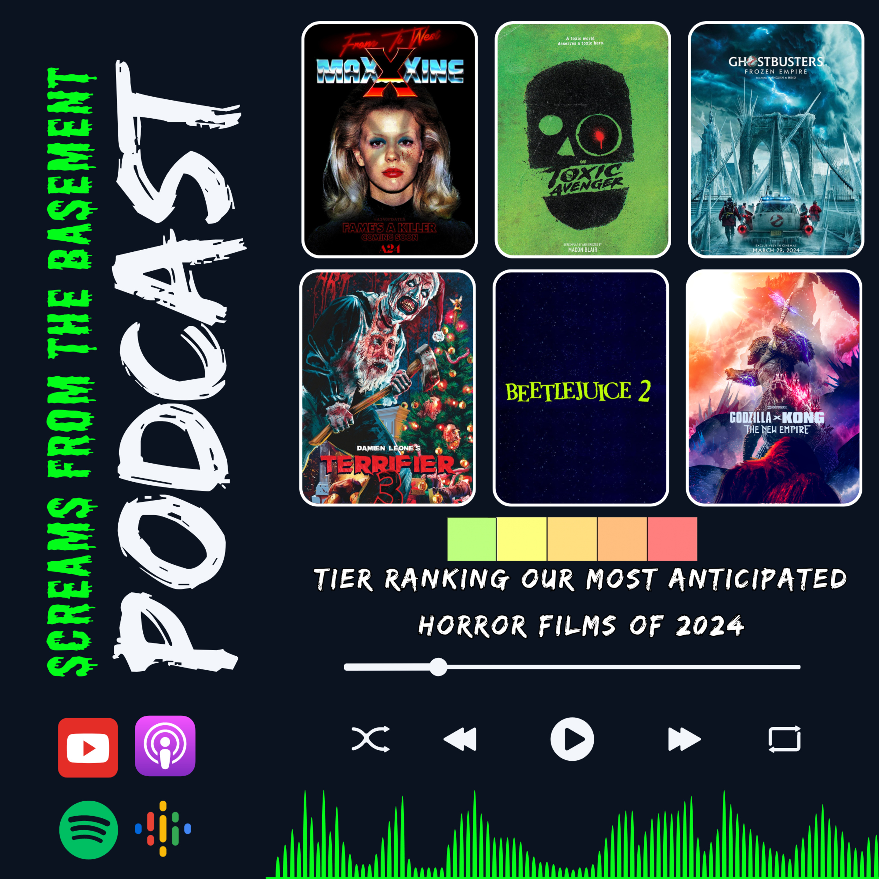 Tier Ranking Our Most Anticipated Horror Films of 2024 episode artwork