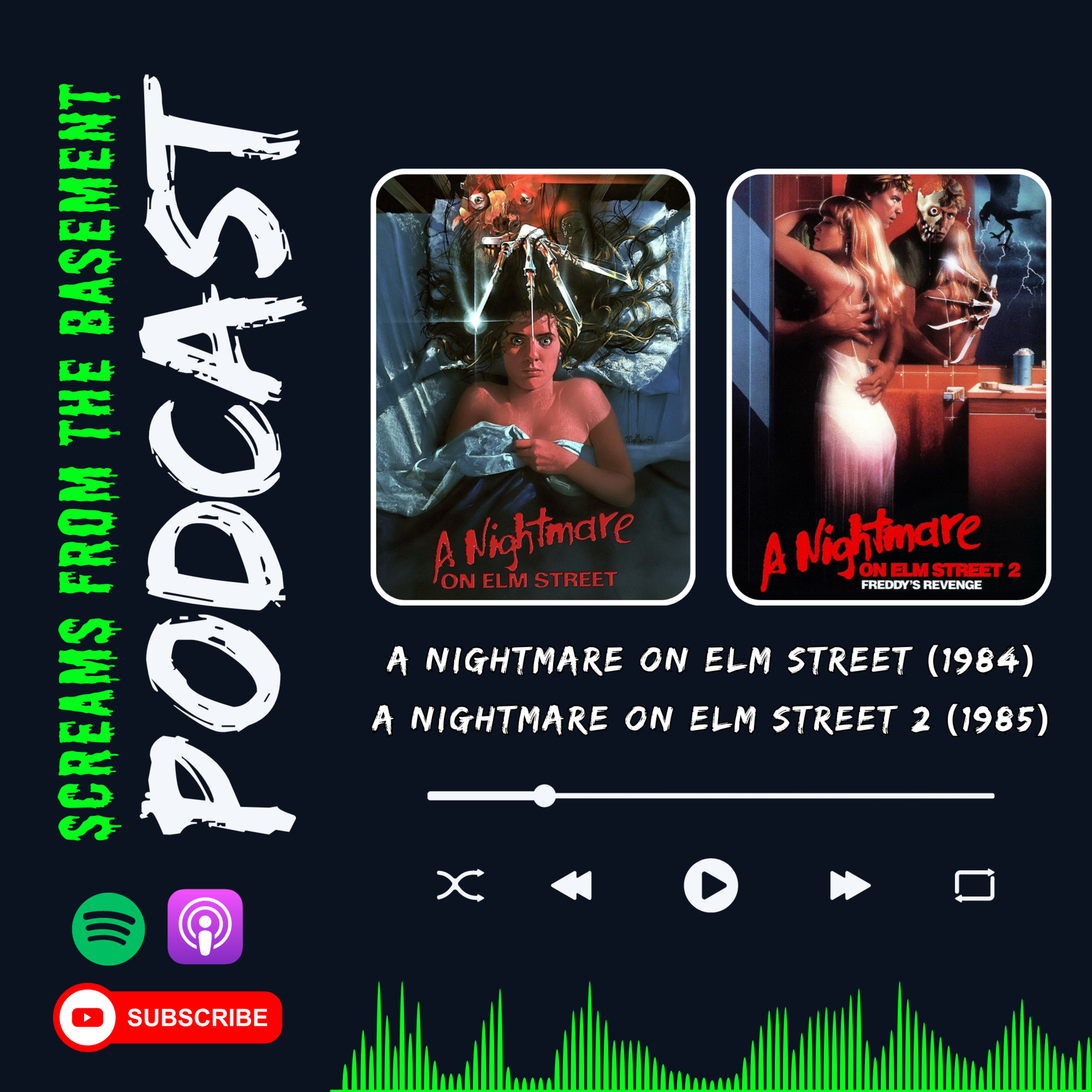 A Nightmare on Elm Street (1984) & A Nightmare on Elm Street 2: Freddy's Revenge (1985) episode artwork