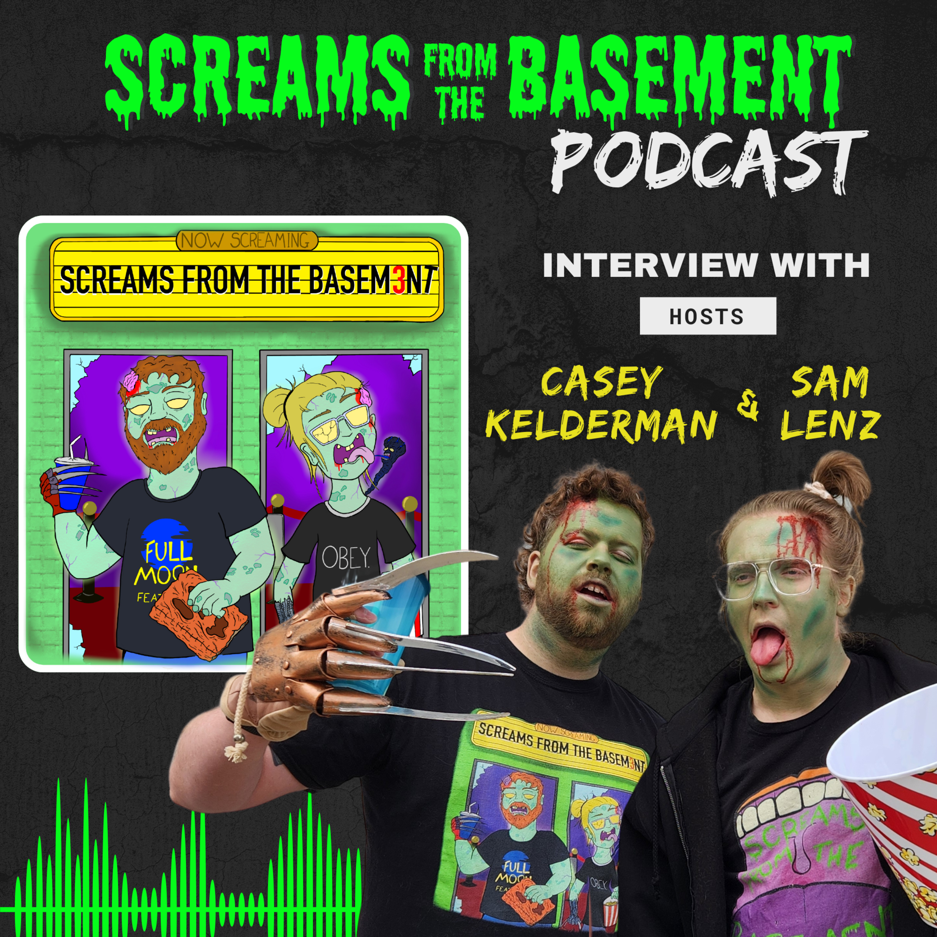 Screams from the Basement INTERVIEW with Sam Lenz and Casey Kelderman episode artwork
