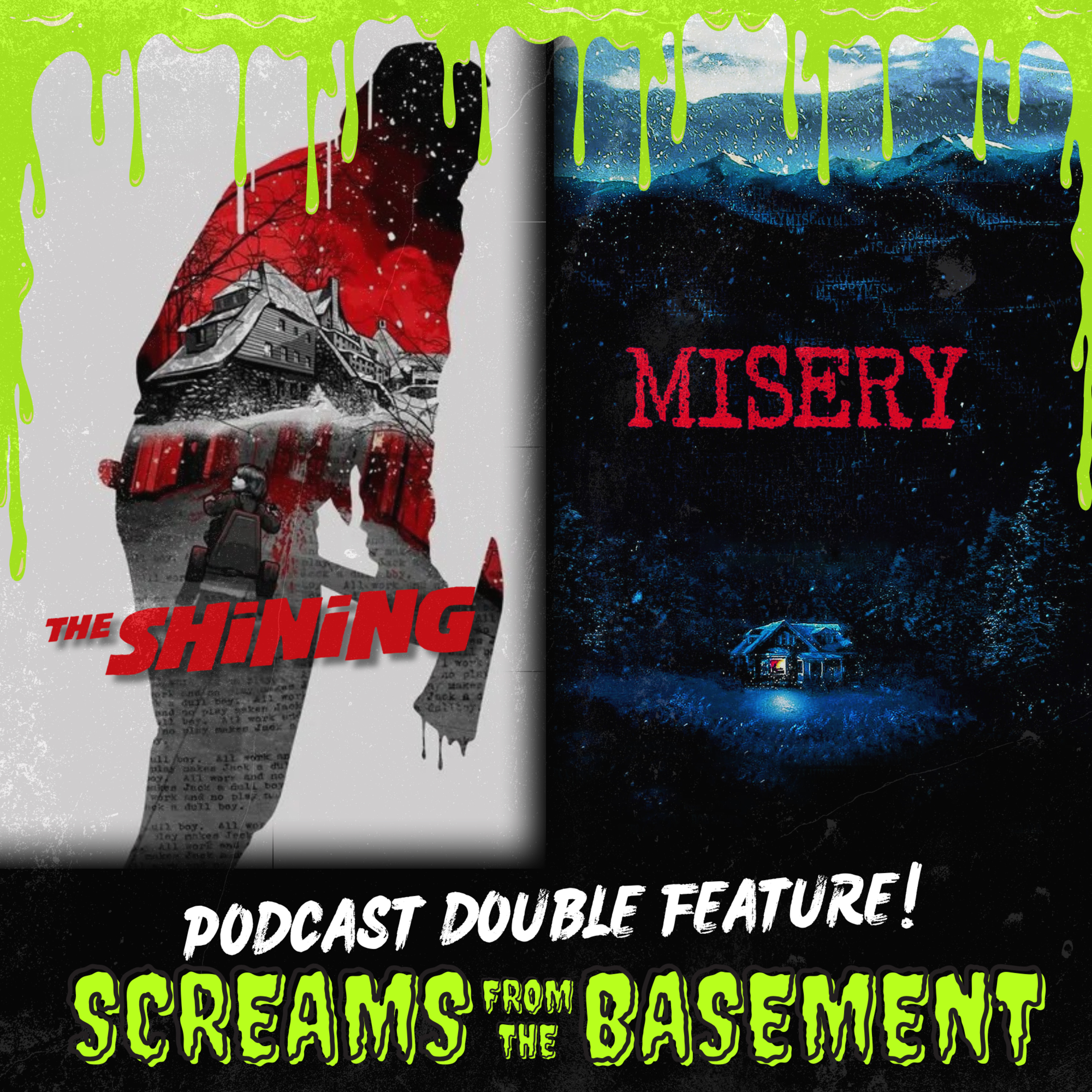 The Shining (1980) & Misery (1990) episode artwork