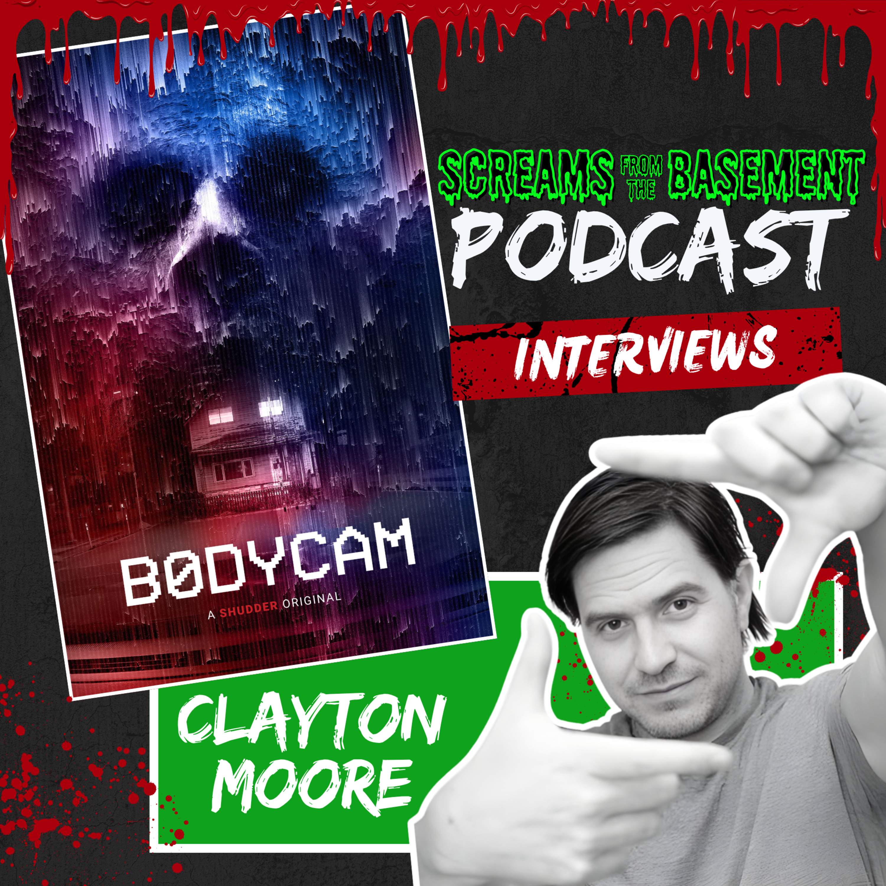 Clayton Moore INTERVIEW Shudder's Bodycam episode artwork