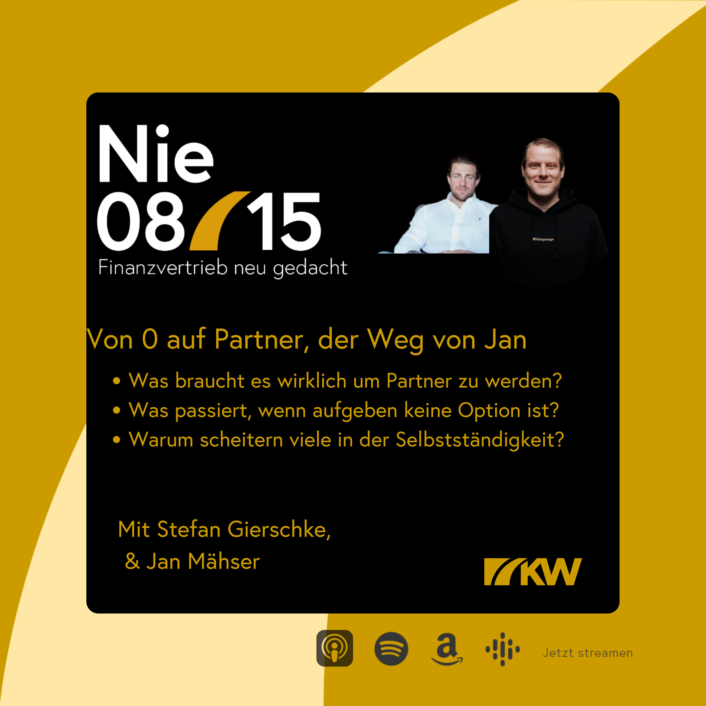 Folge 91 - Von 0 auf Partner, der Weg von Jan Mähser  episode artwork