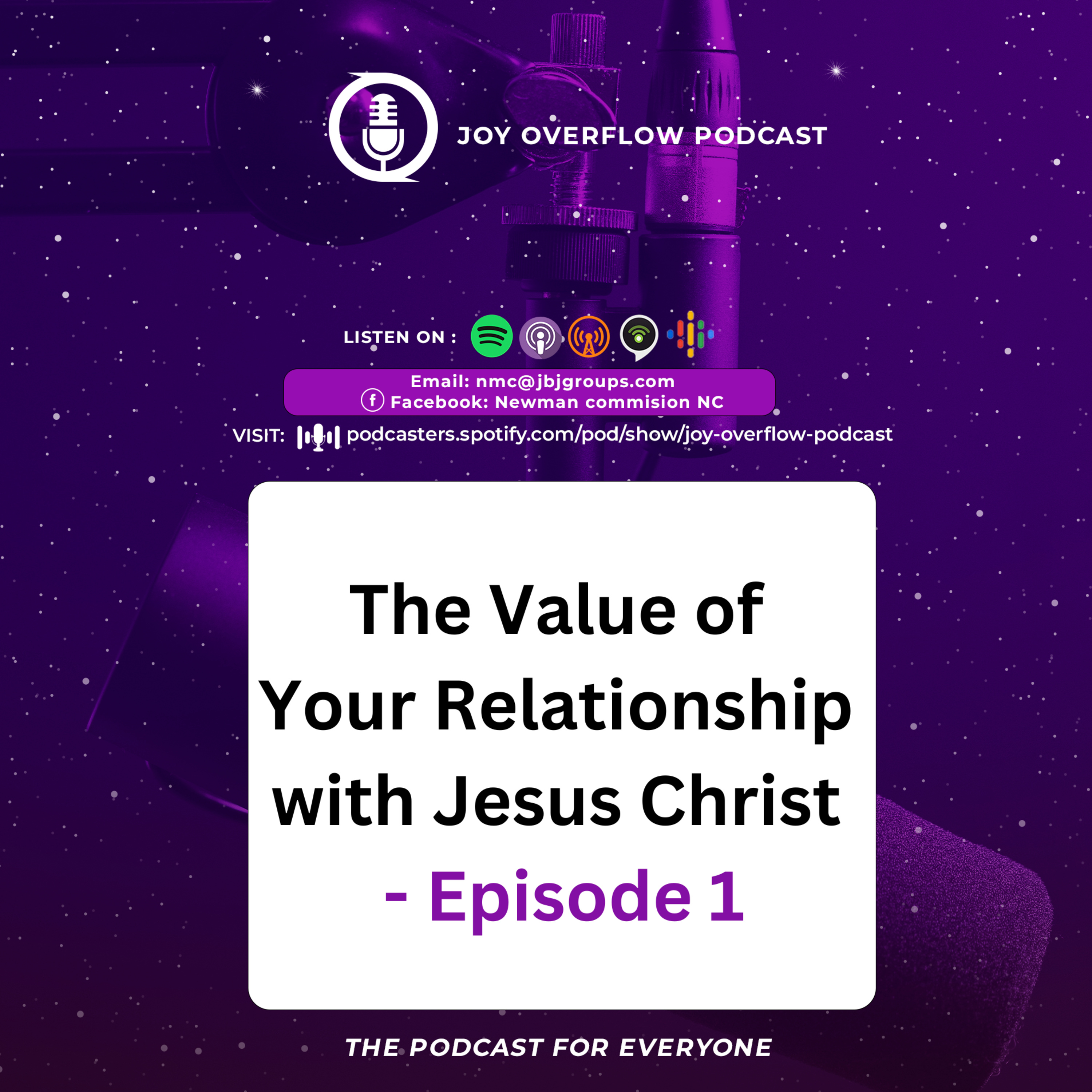 The Value of Your Relationship with Jesus Christ - Episode 1 episode artwork