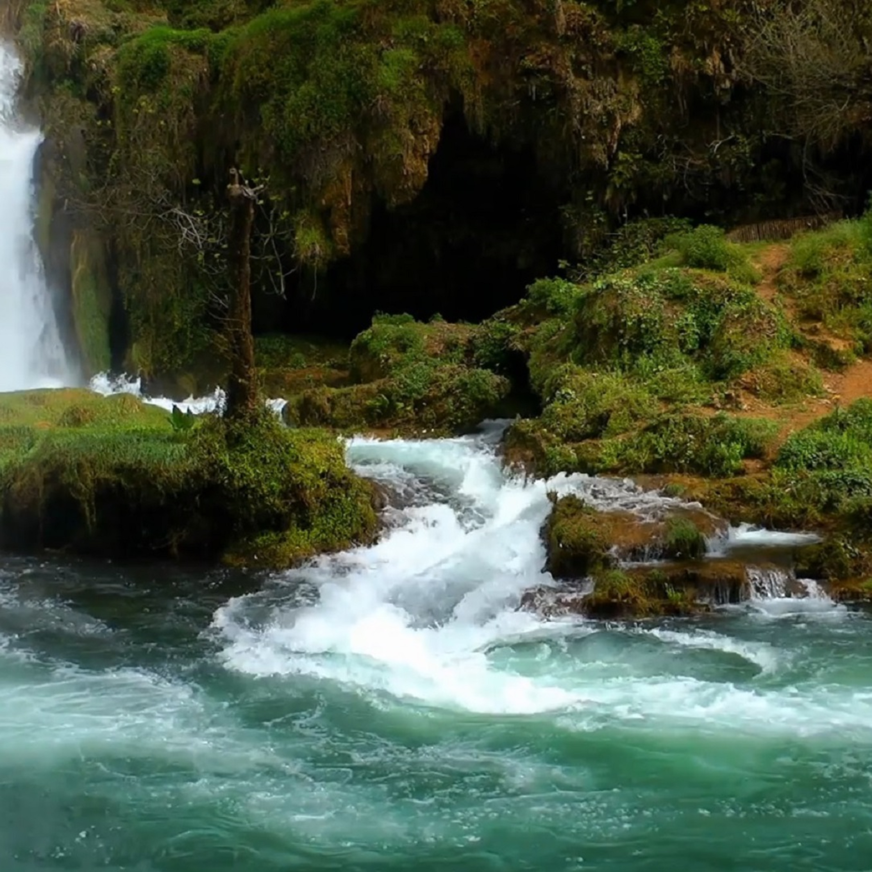 Calming Spring Waterfall episode artwork