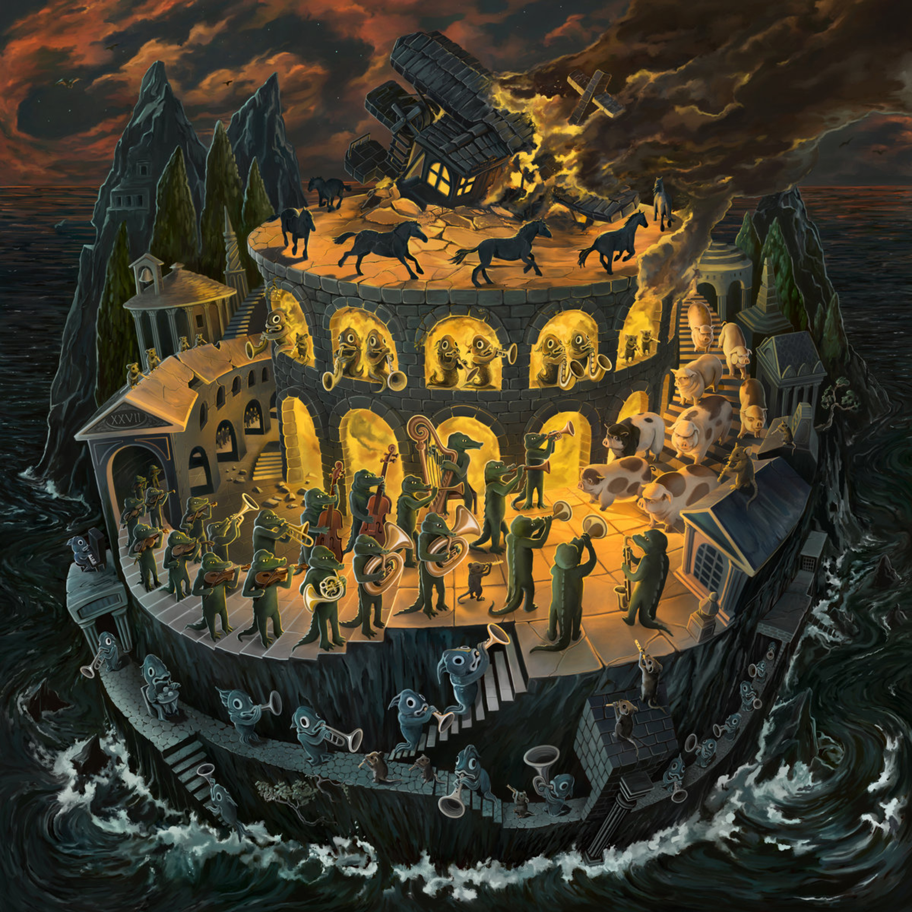 ALBUM REVIEW: King Gizzard & the Lizard Wizard - Phantom Island  episode artwork