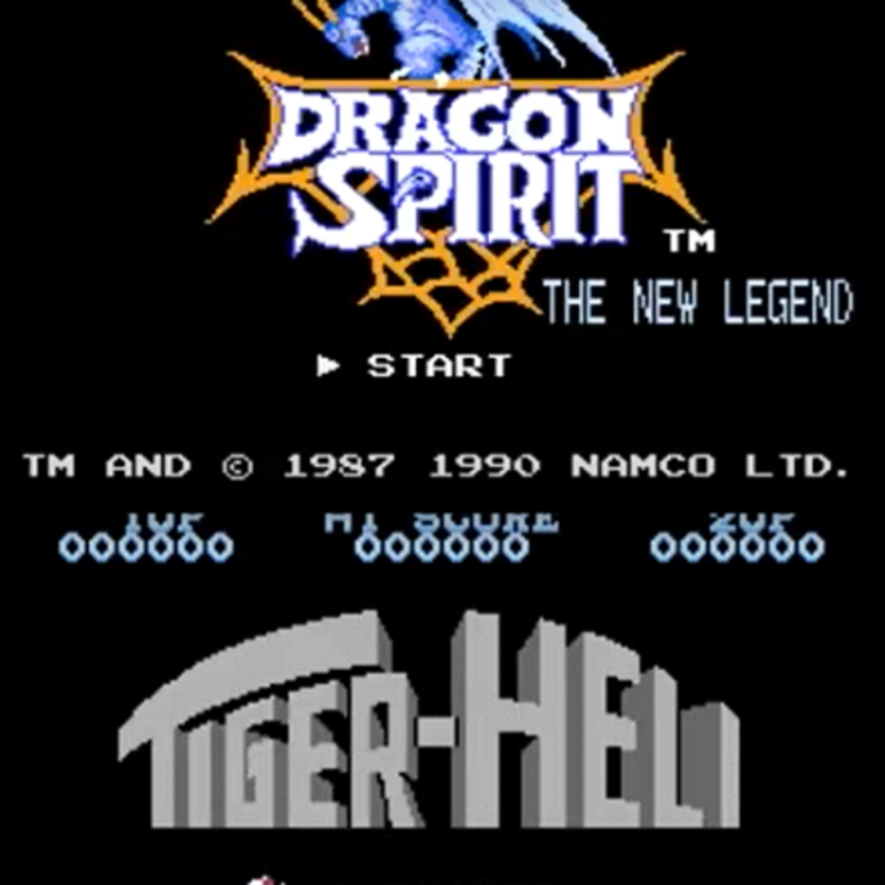Absolute Nintendo - Dragon Spirit: The New Legend & Tiger-Heli on NES