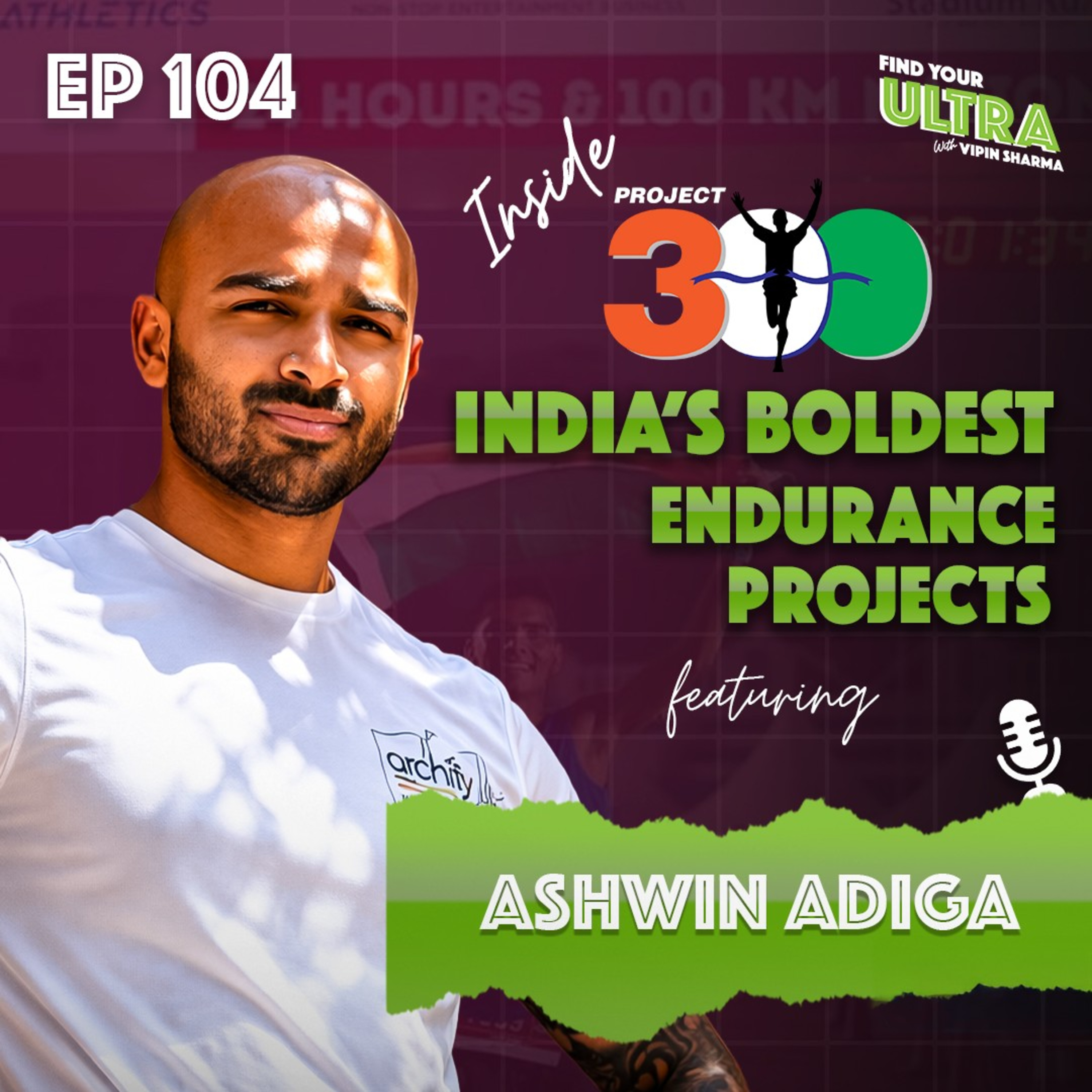Inside Project 300: India’s Attempt to Break 300 KM in 24 Hours ft. Ashwin Adiga | Enerjiva | EP 104 episode artwork