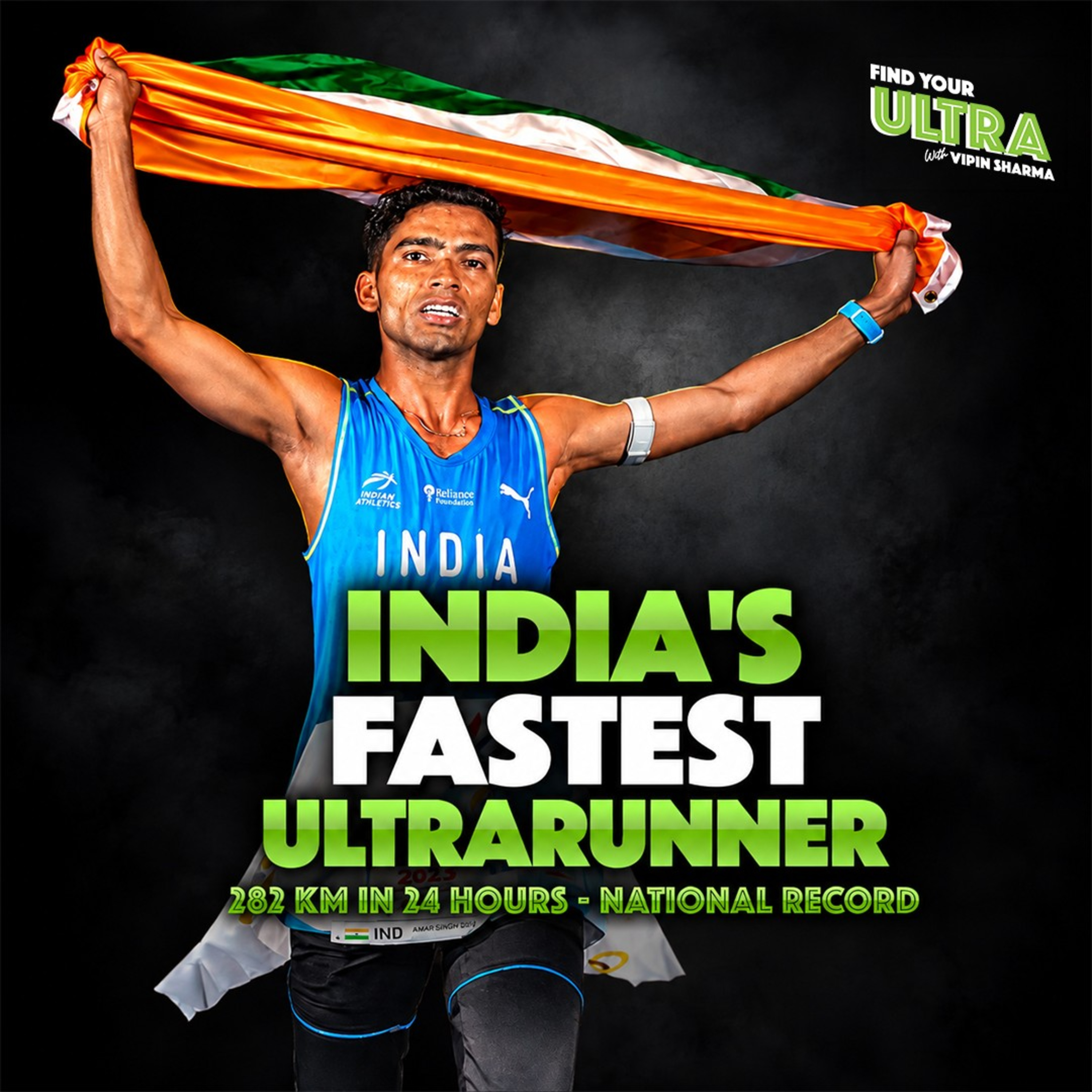 गांव का किसान लड़का जो India का सबसे तेज़ Ultra Runner बना | 282KM in 24 Hours | Amar SIngh | EP 111 episode artwork