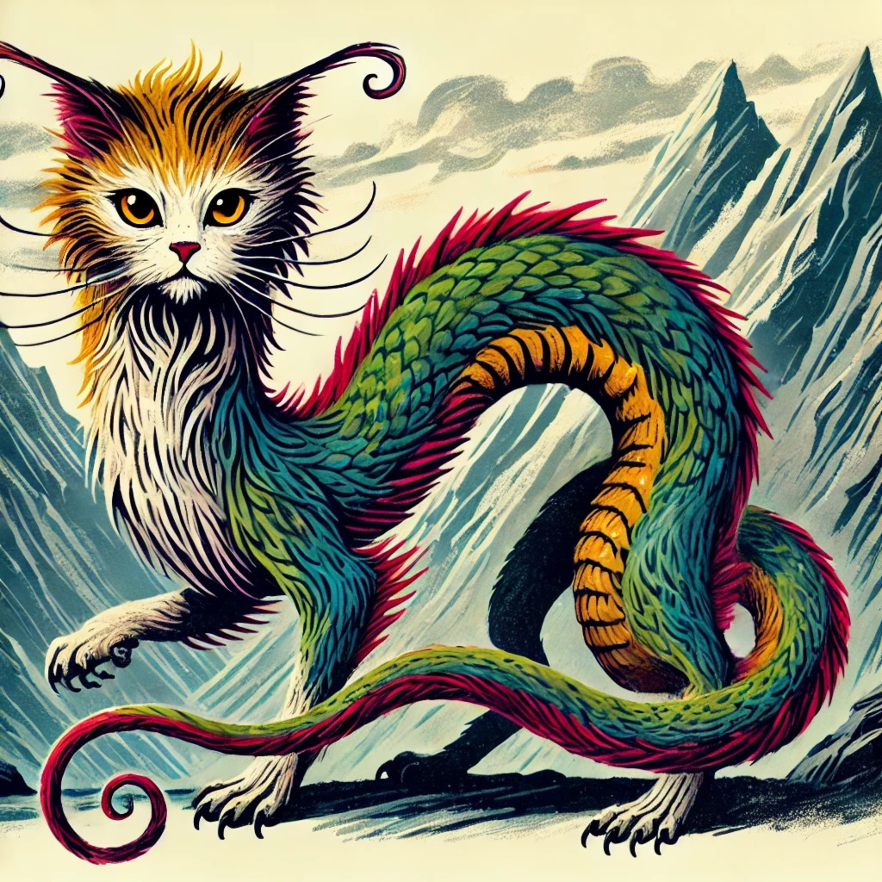 Tatzelwurm: The Alpine Cat Dragon