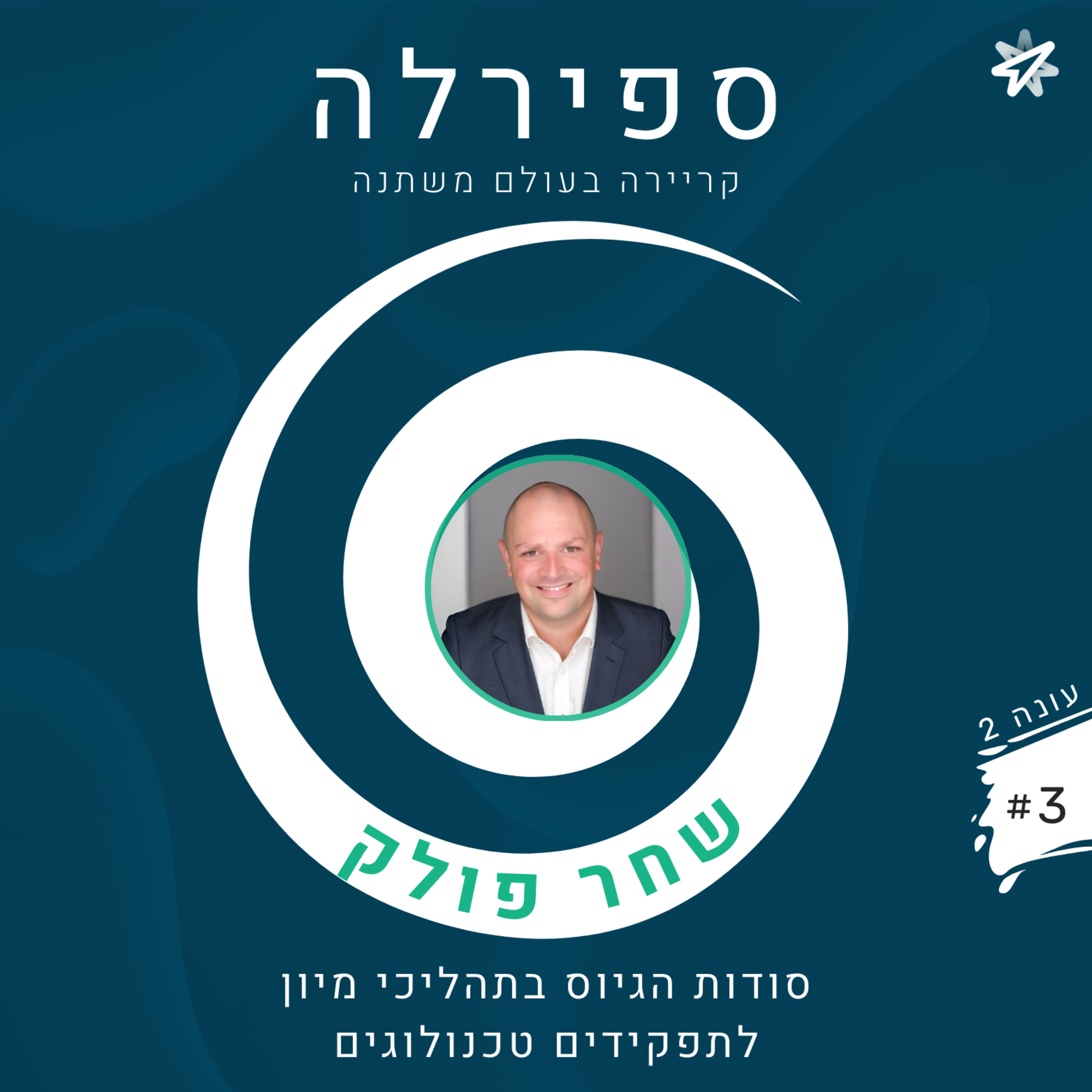 עונה 2, פרק 3: שחר פולק - סודות הגיוס בתהליכי מיון לתפקידים טכנולוגים episode artwork