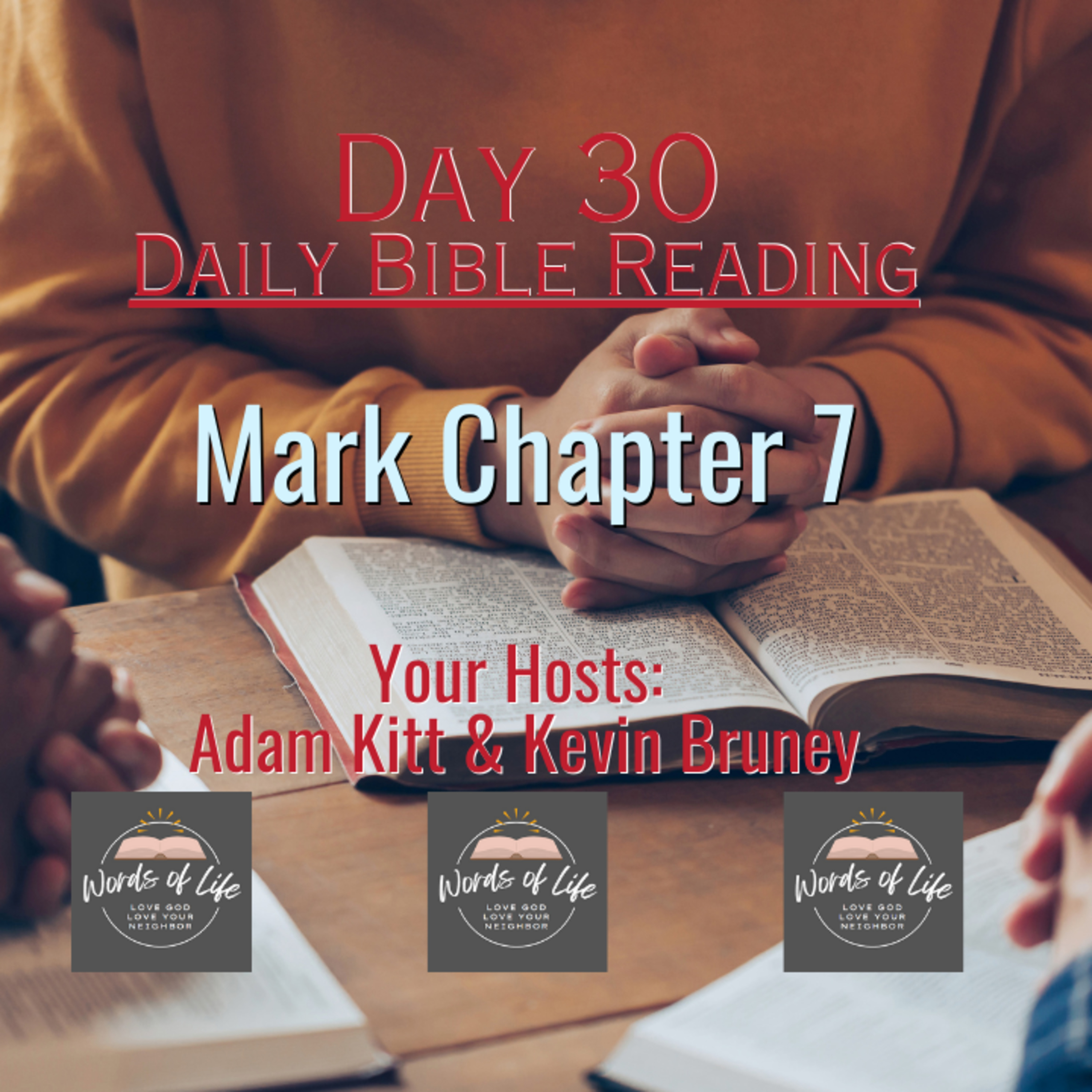 Clean Hands, or Clean Souls? Day 30 Daily Bible Reading, Mark 7