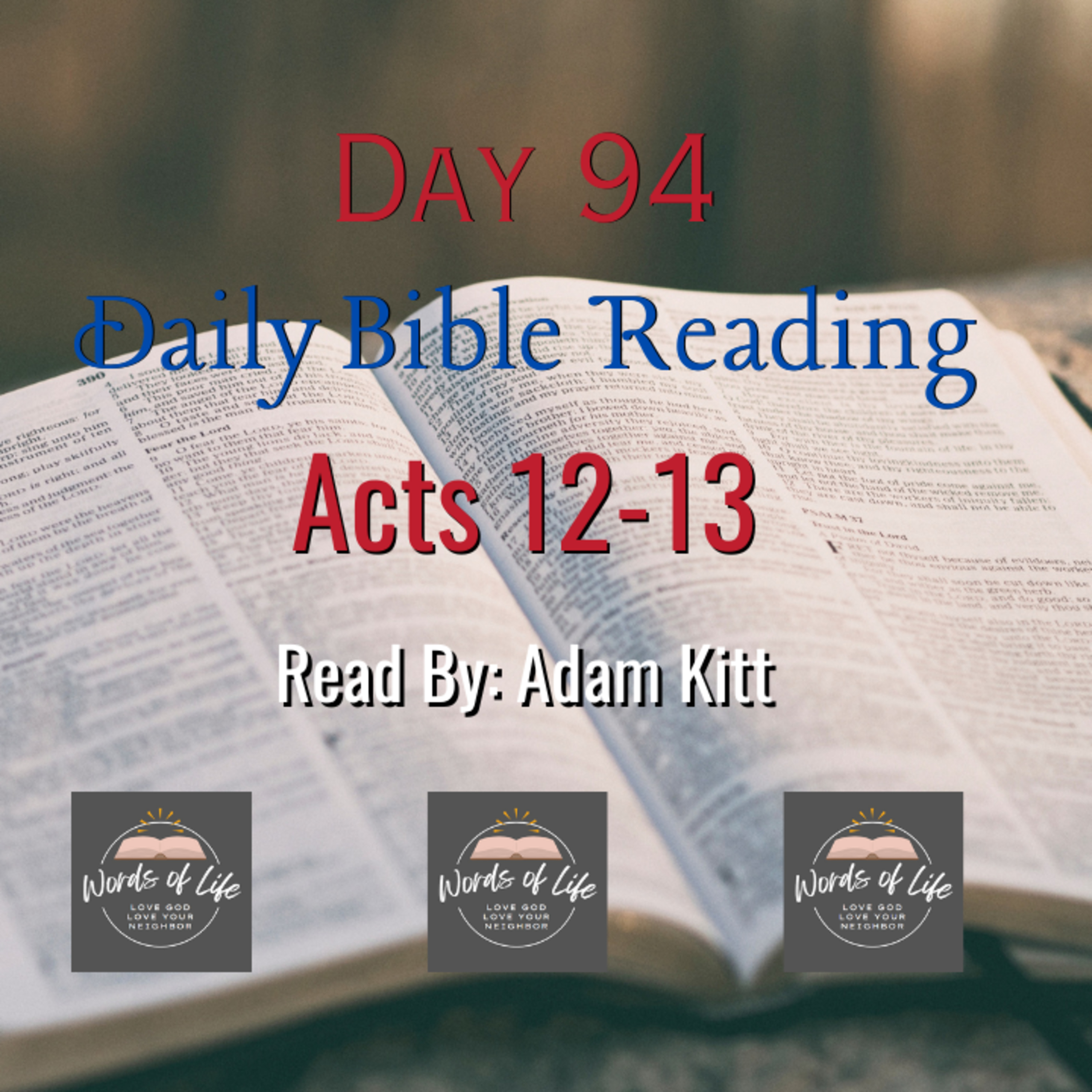 Miracles, Martyrs, and Missions! - Day 94 - Daily Bible - Acts 12-13 episode artwork