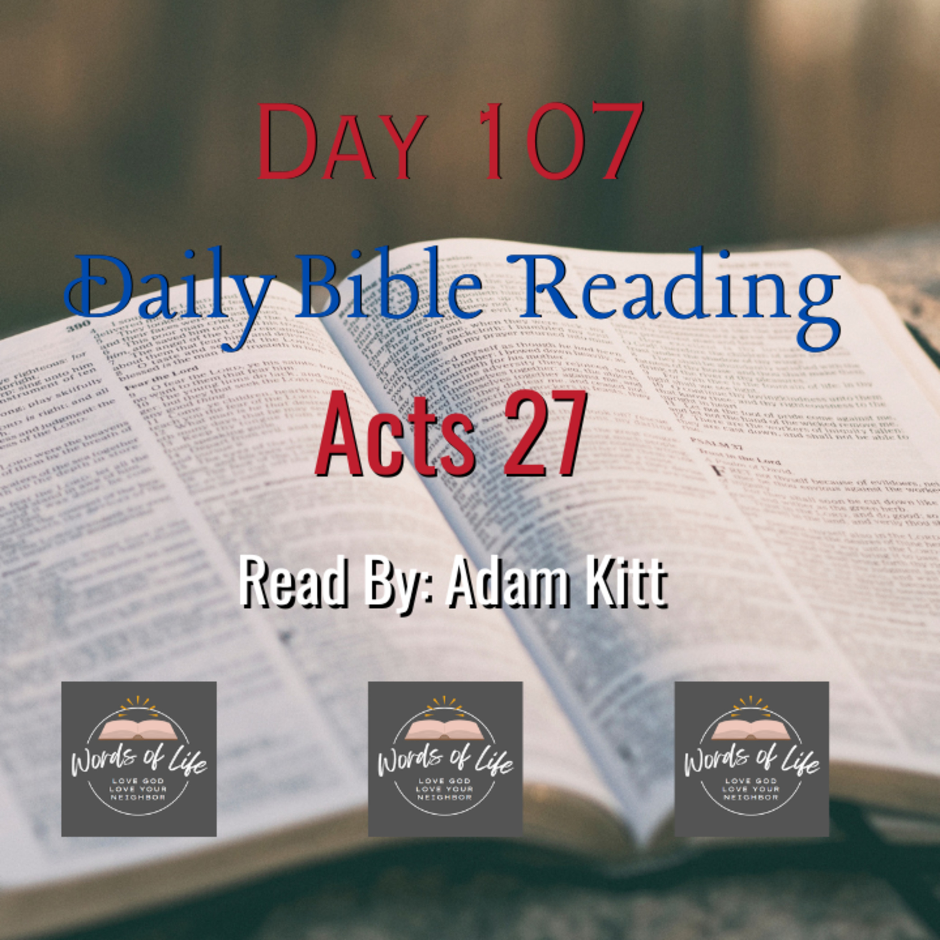 What Do You Do When the Storm Won’t Stop? Paul Shows Us! – Day 107 – Daily Bible – Acts 27 episode artwork