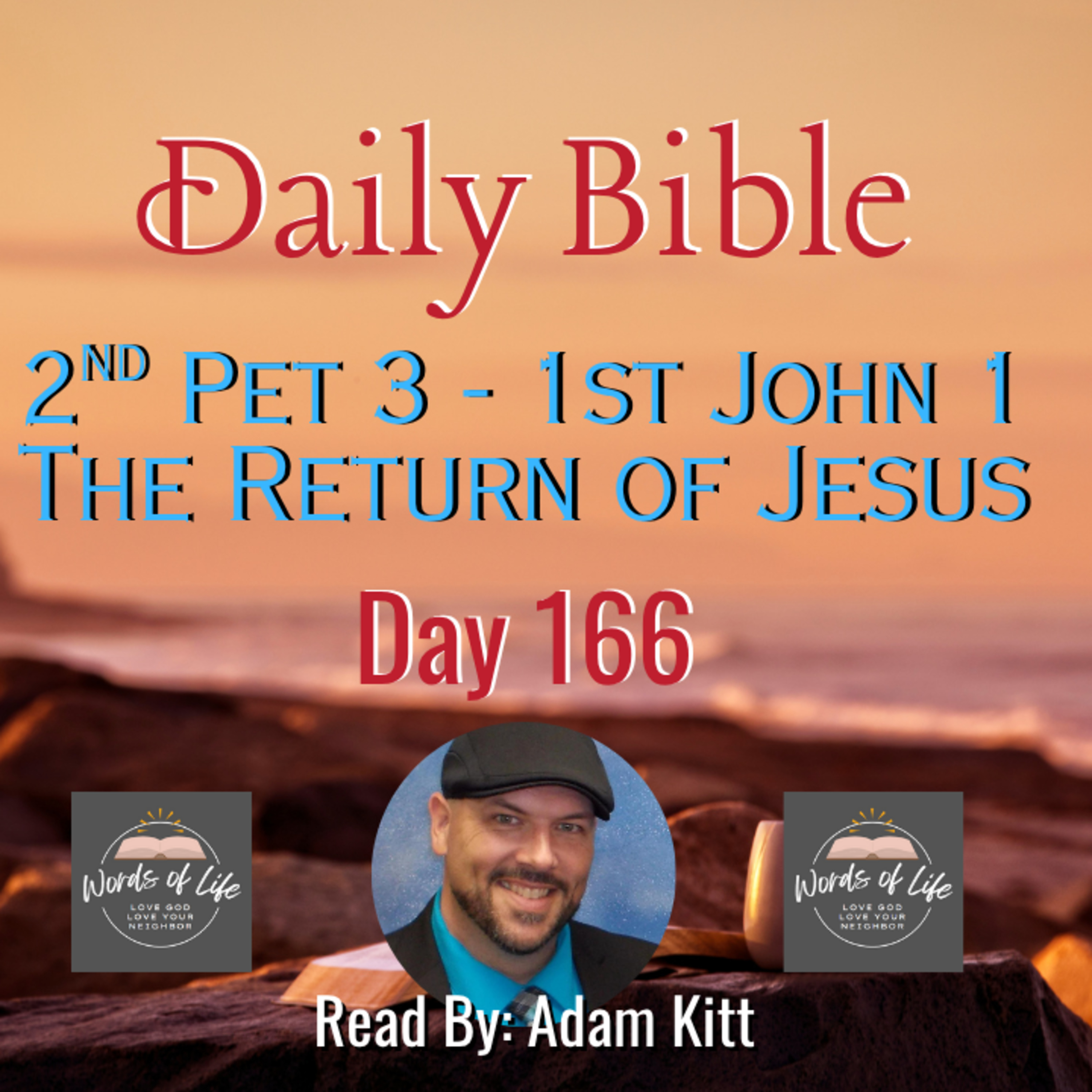 Is Jesus Really Coming Back? Peter Doubles Down – Day 166 – Daily Bible – 2 Peter 3 – 1 John 1 episode artwork