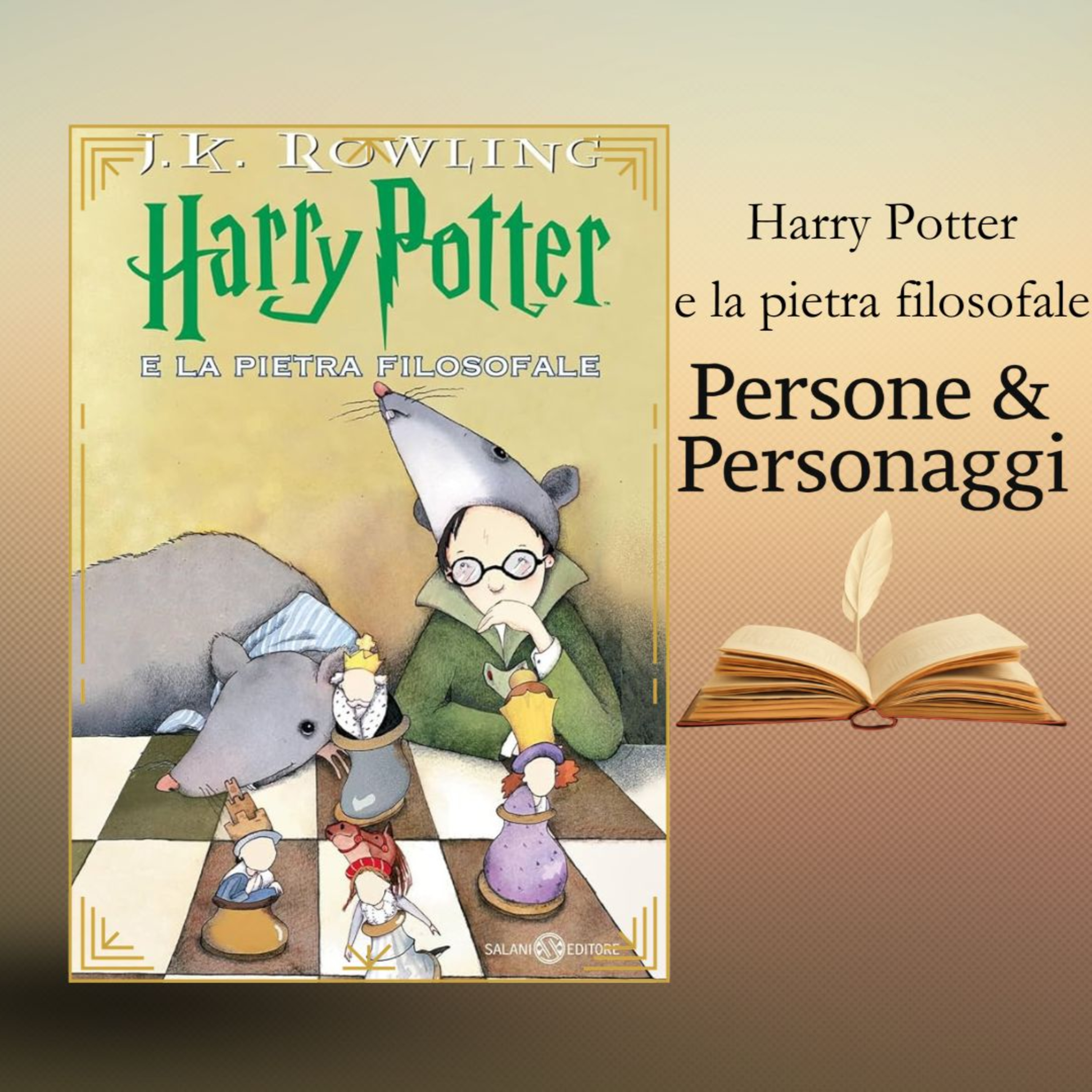 HARRY POTTER E LA PIETRA FILOSOFALE di J.K. Rowling - La storia del libro che conquistò il mondo episode artwork