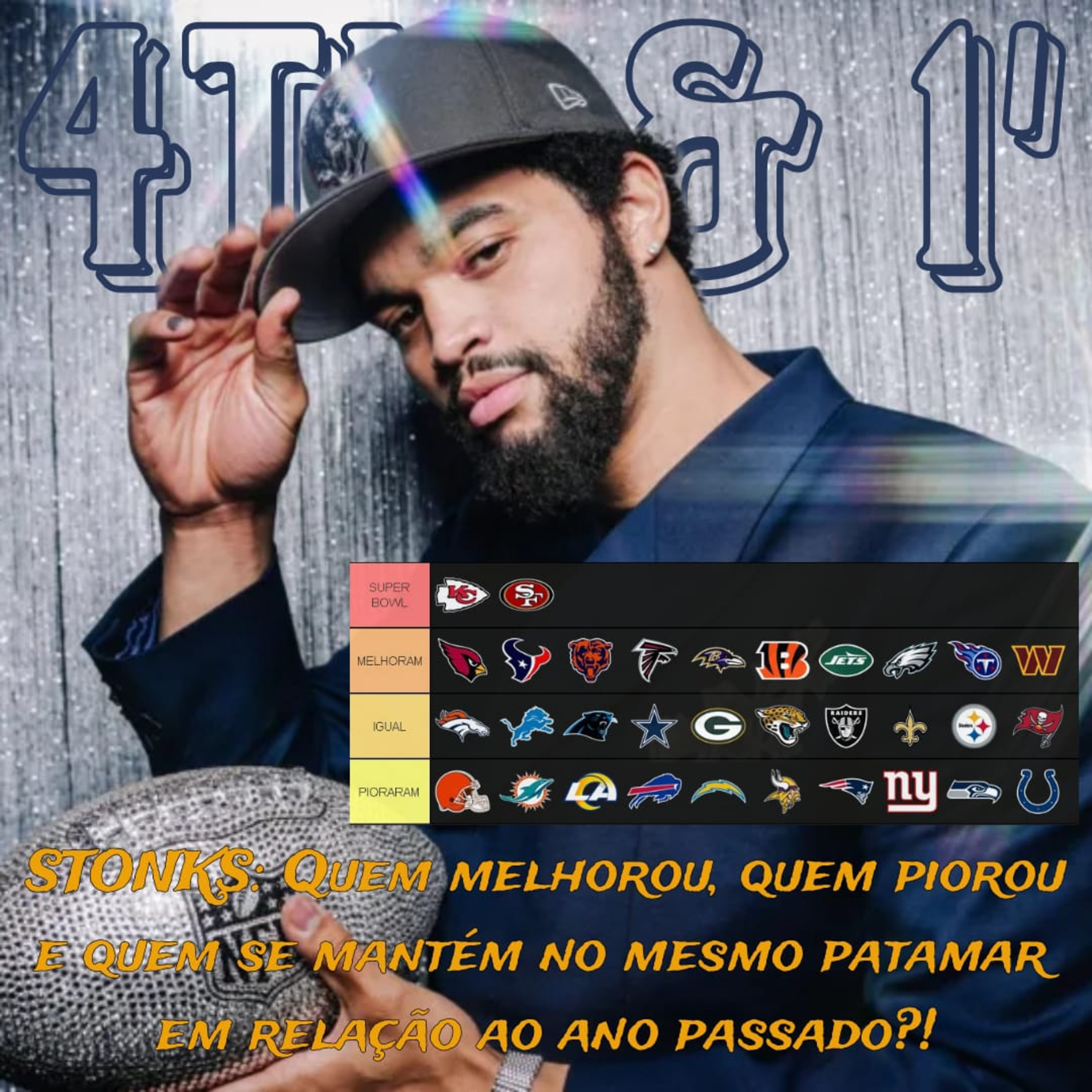 Quarta Pra Uma - 4th & 1\' | NFL Podcast