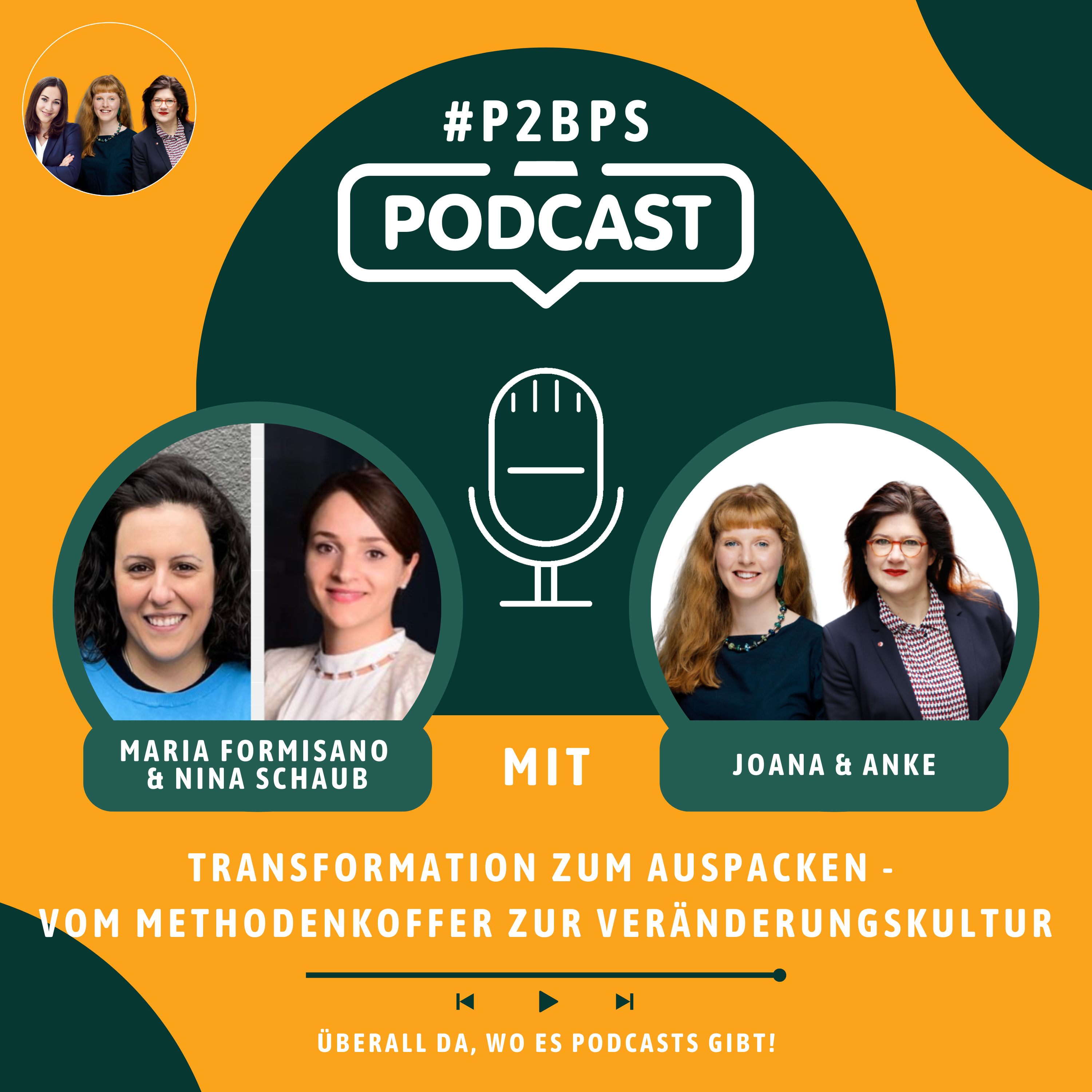 #34 Transformation zum Auspacken mit: Nina Schaub und Maria Formisano episode artwork