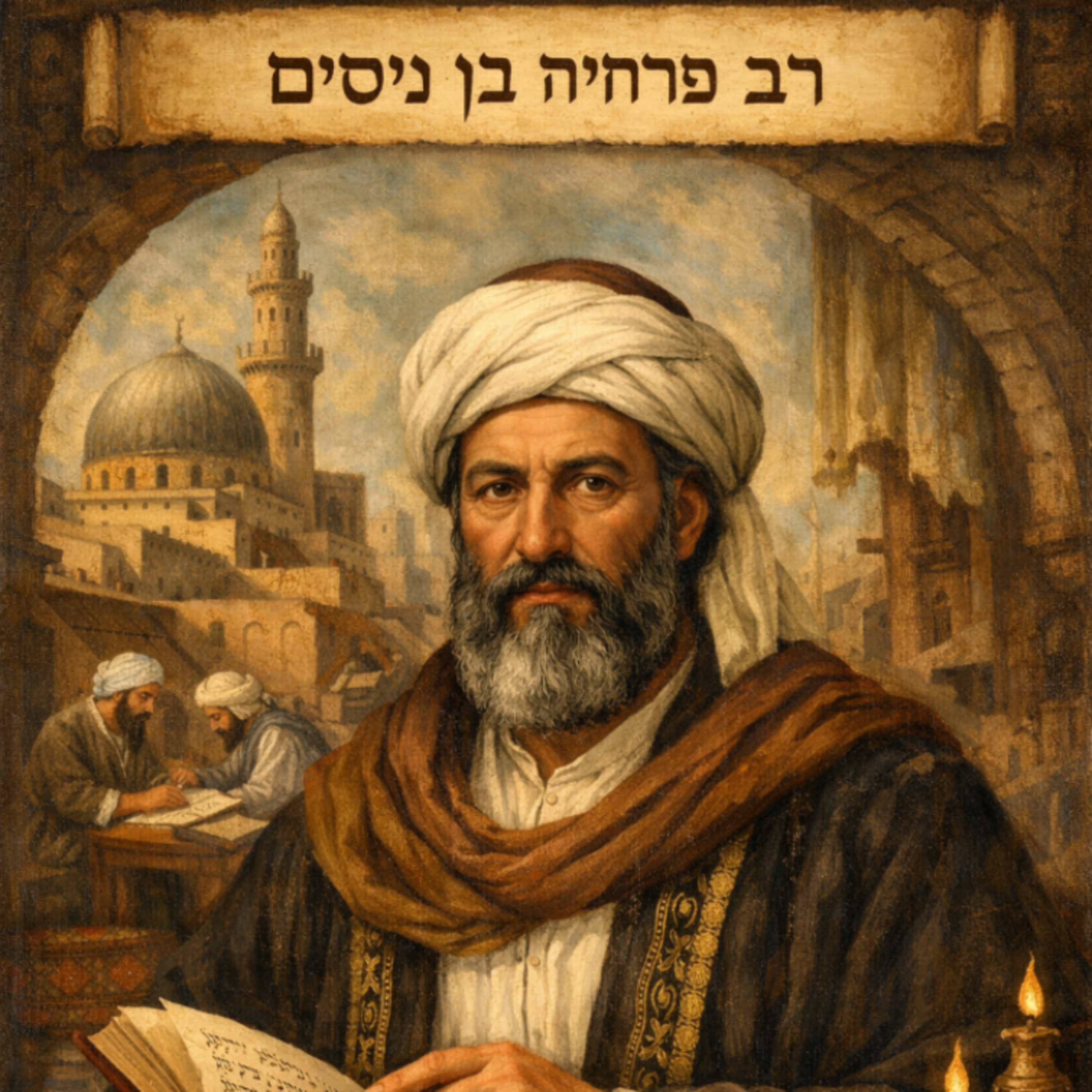 רבנו פרחיה בן ניסים – תלמיד חכמים שנלחם על מורשת הרמב״ם
 episode artwork