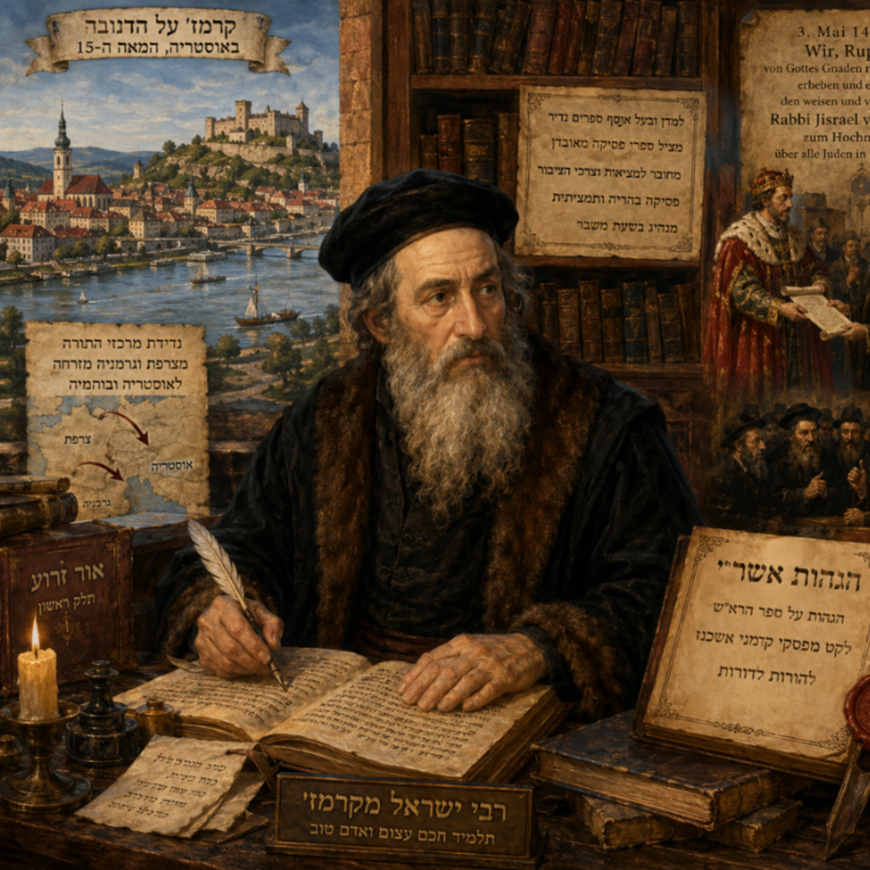 רבי ישראל מקרמז' "הגהות אשר"י"– האיש שהציל את מסורת אשכנז בין השורות episode artwork