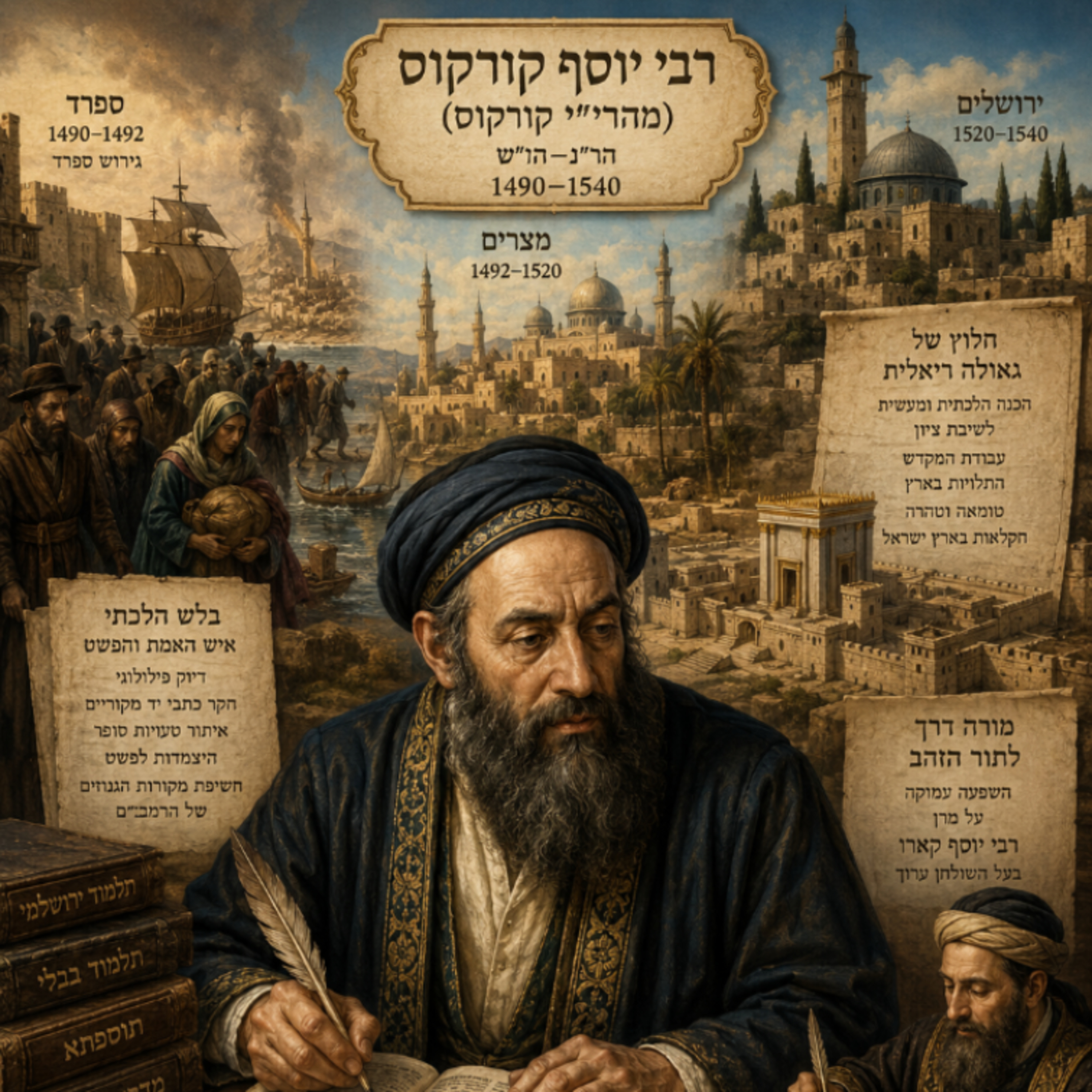 מהר"י קורקוס - החכם שהכין את ההלכה לגאולה episode artwork