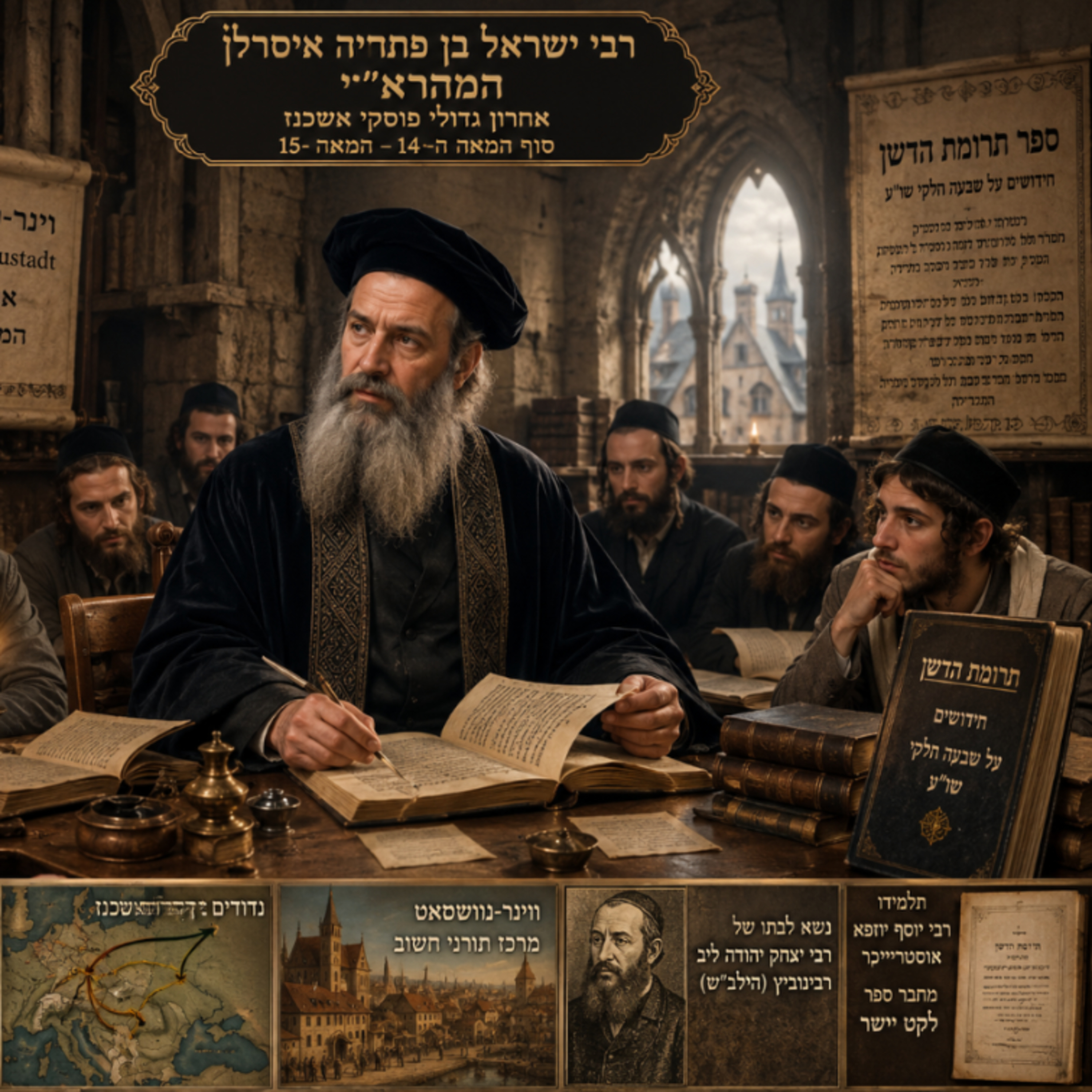 רבי ישראל איסרלן - הפוסק שבנה מחדש את יהדות אשכנז מן האפר episode artwork