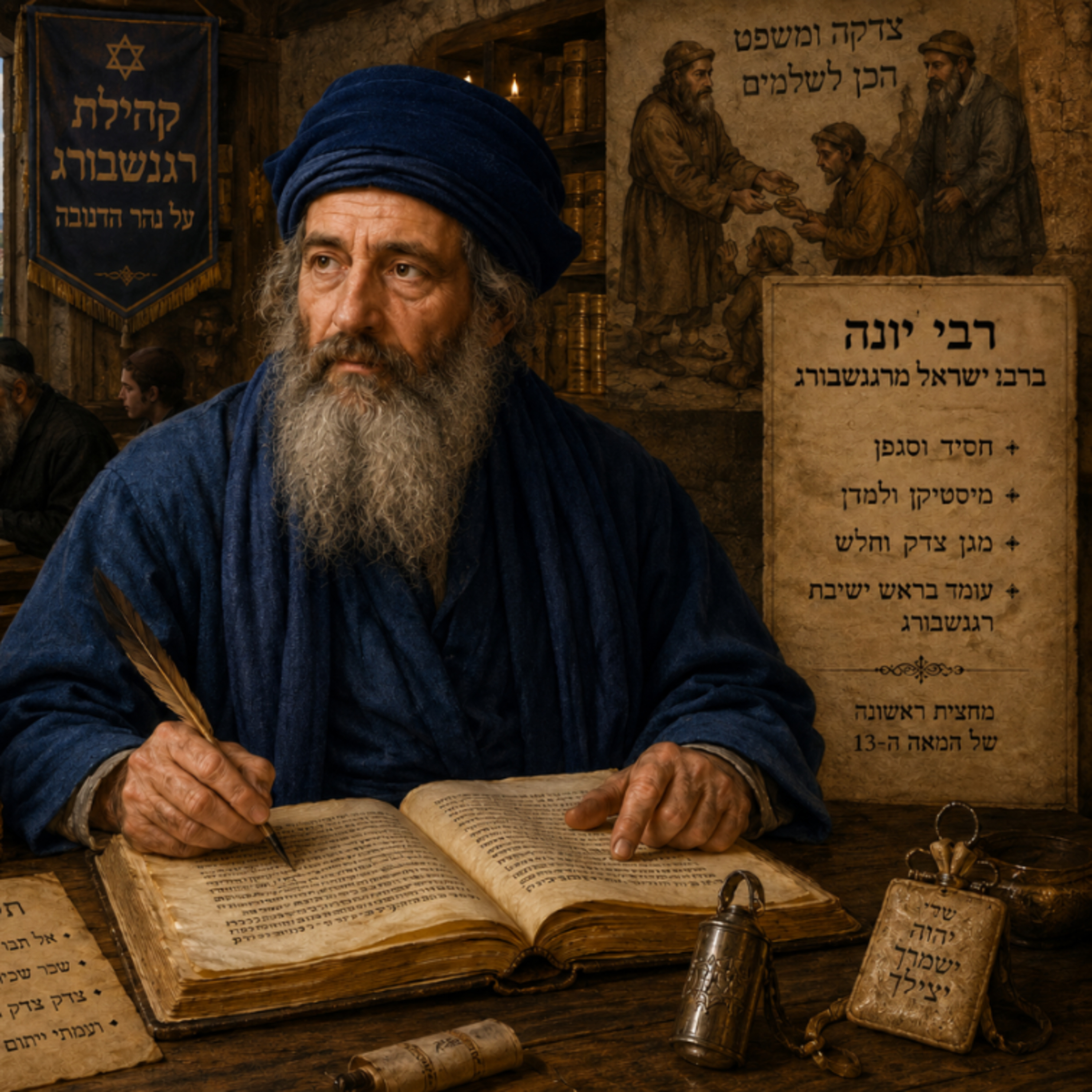 רבי יונה מרגנשבורג - ממשיכו של רבי יהודה החסיד ומוסר מסורת חסידות אשכנז episode artwork