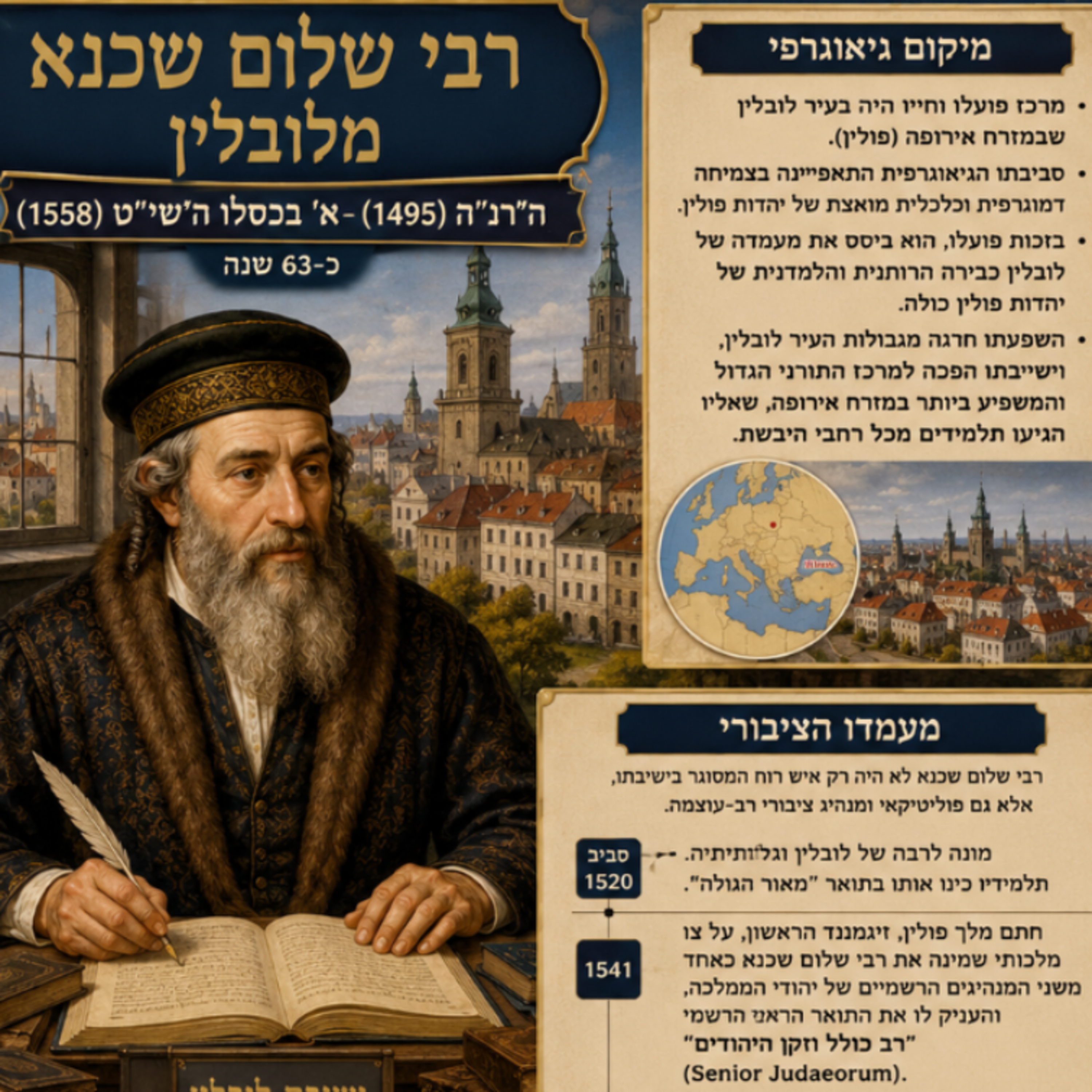 רבי שלום שכנא מלובלין - ראש הישיבה שהעמיד דור של מנהיגי תורה episode artwork