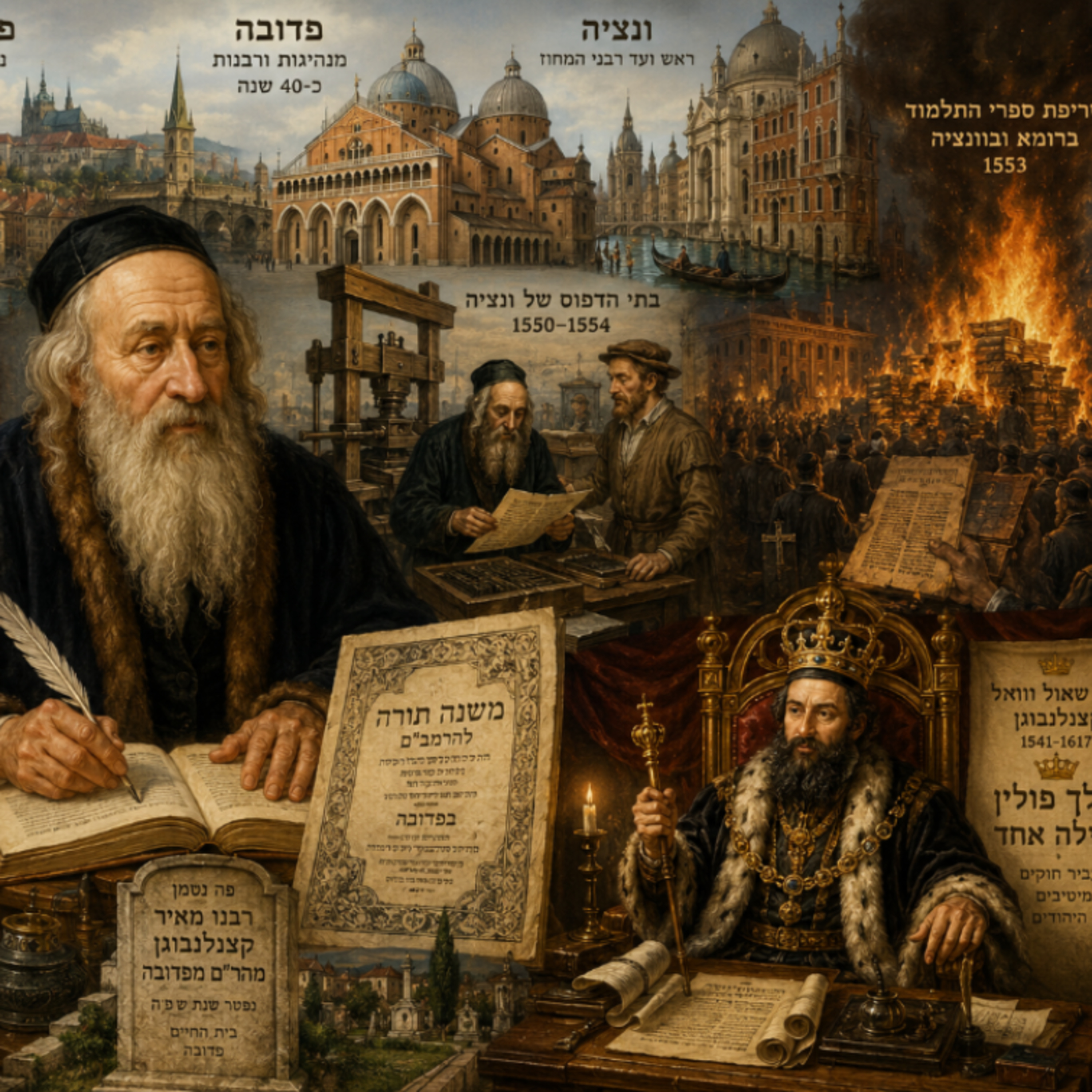 המהר"ם מפדובה - רב ופוסק בצומת שבין אשכנז, איטליה ומהפכת הדפוס episode artwork