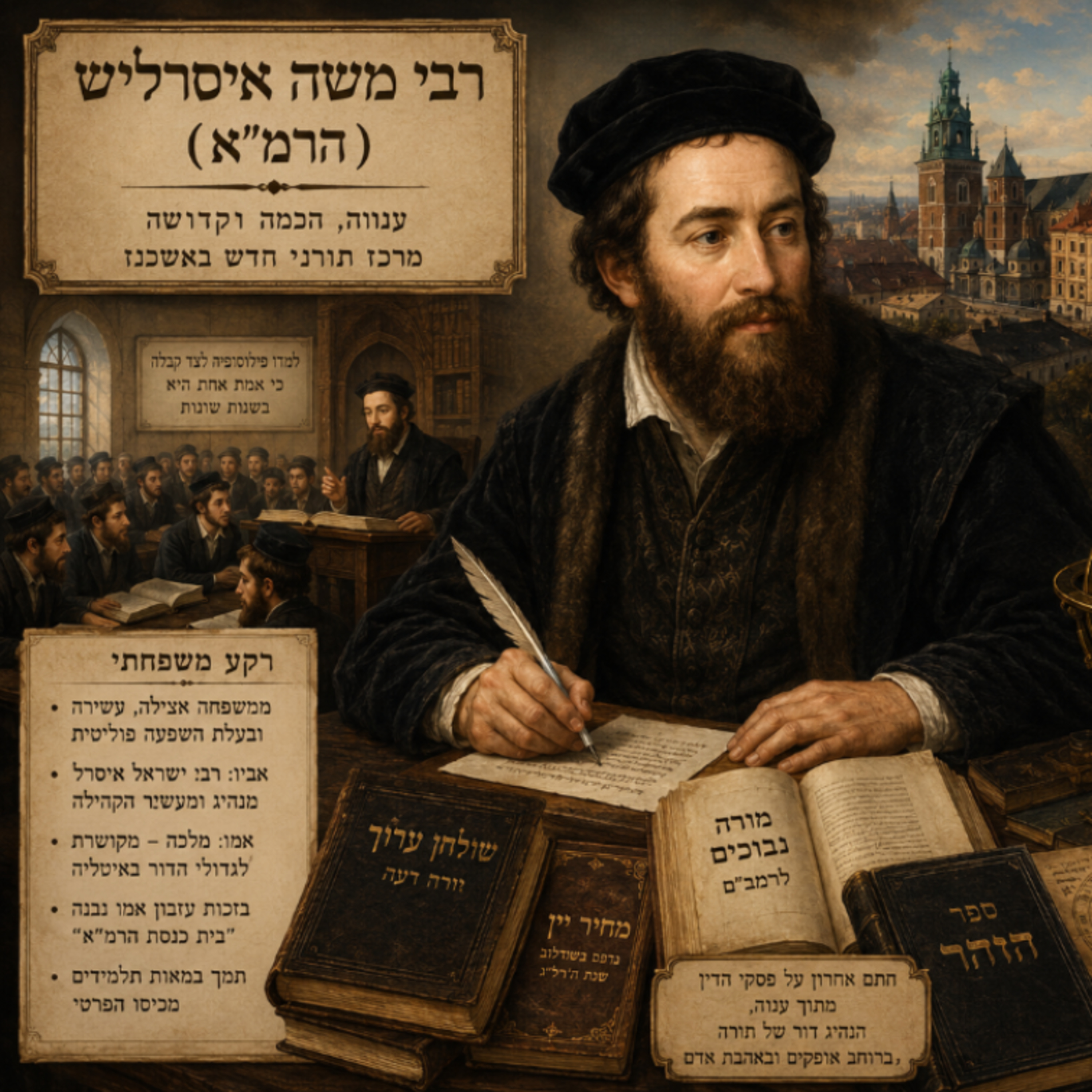 הרמ"א - האיש שפרש מפה אחת על כל ישראל episode artwork