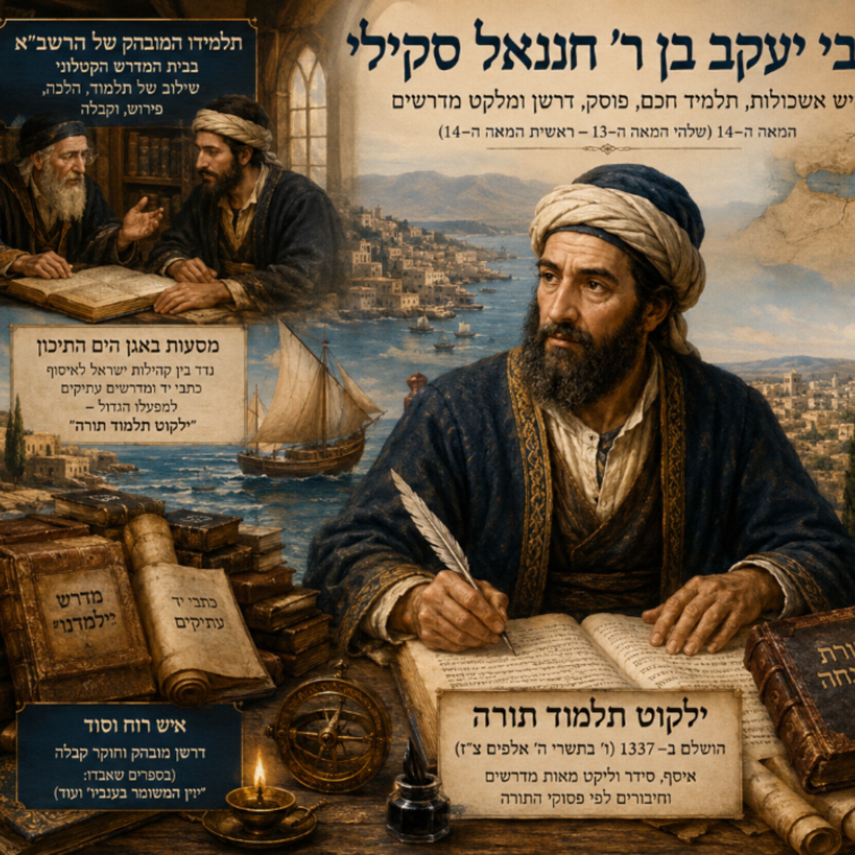 הרב יעקב בן חננאל סיקילי - החכם שחלם על חידוש הסנהדרין מאות שנים לפני הציונות episode artwork
