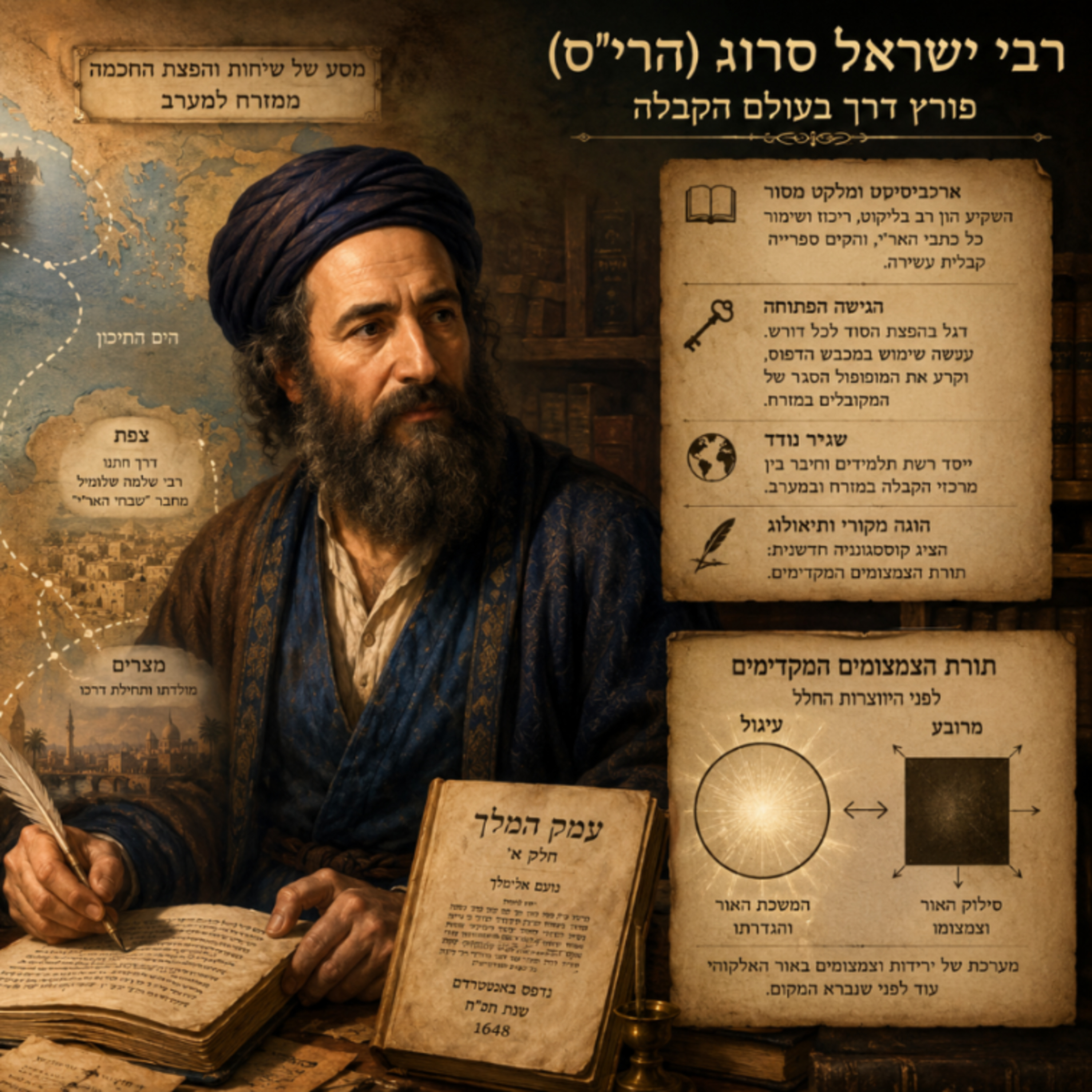 רבי ישראל סרוג - האיש שהפיץ את קבלת האר"י לאירופה episode artwork