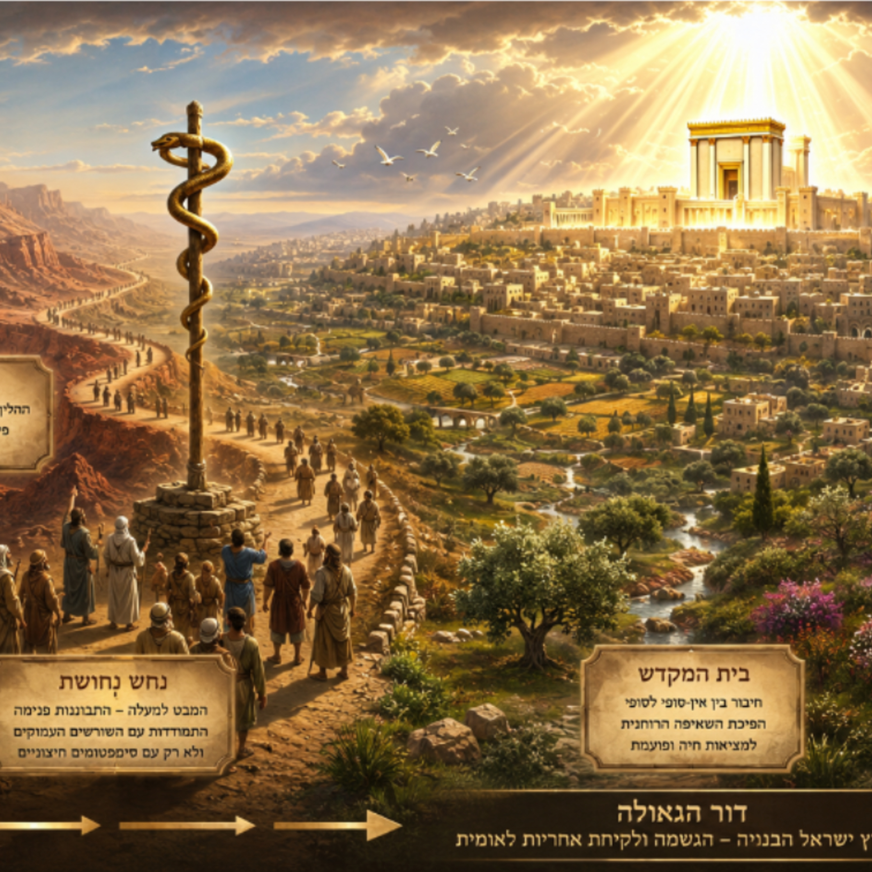 פרשת חוקת: מפת דרכים מחוקה לגאולה לאומית episode artwork