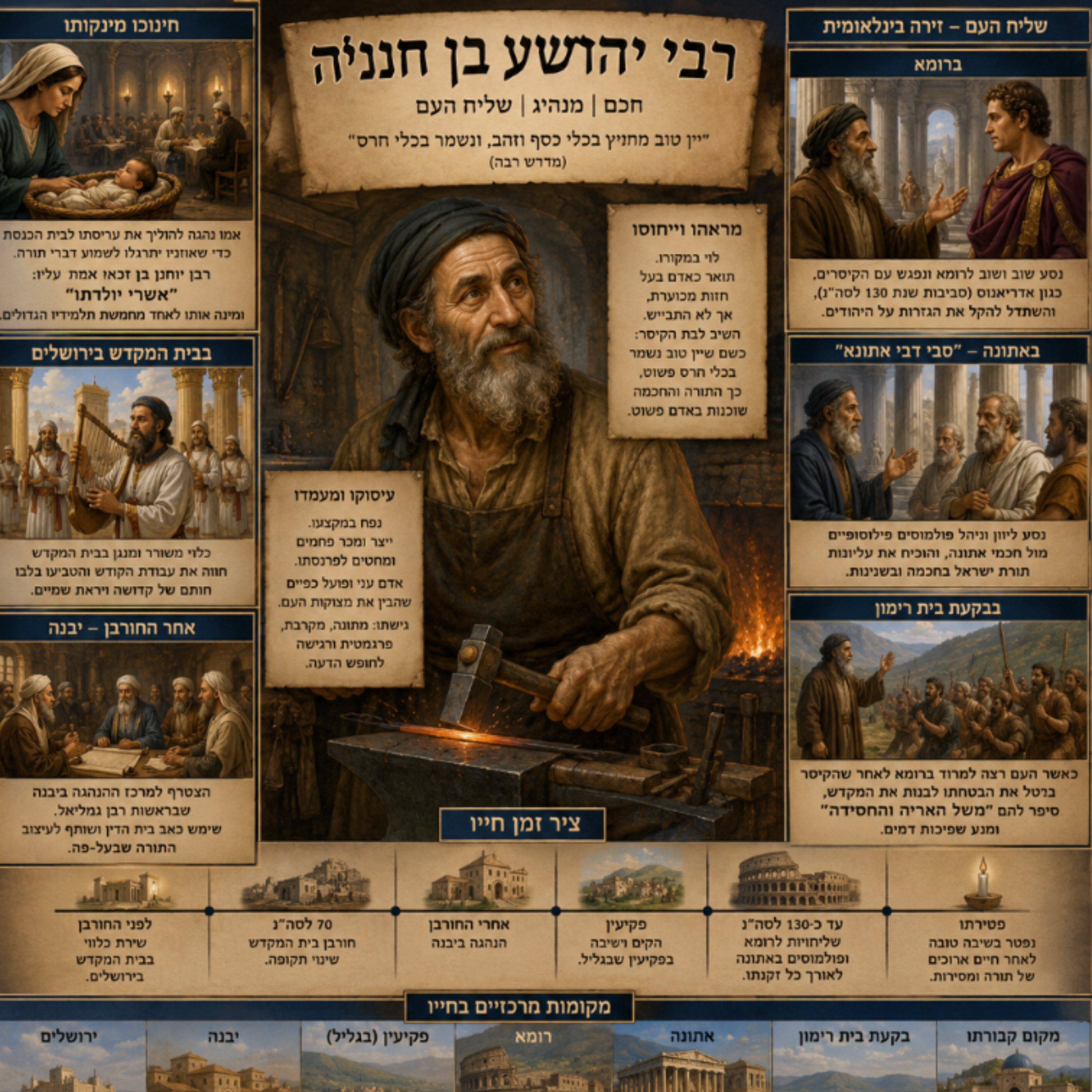 רבי יהושע בן חנניה - החכם שאמר: "לא בשמים היא" episode artwork