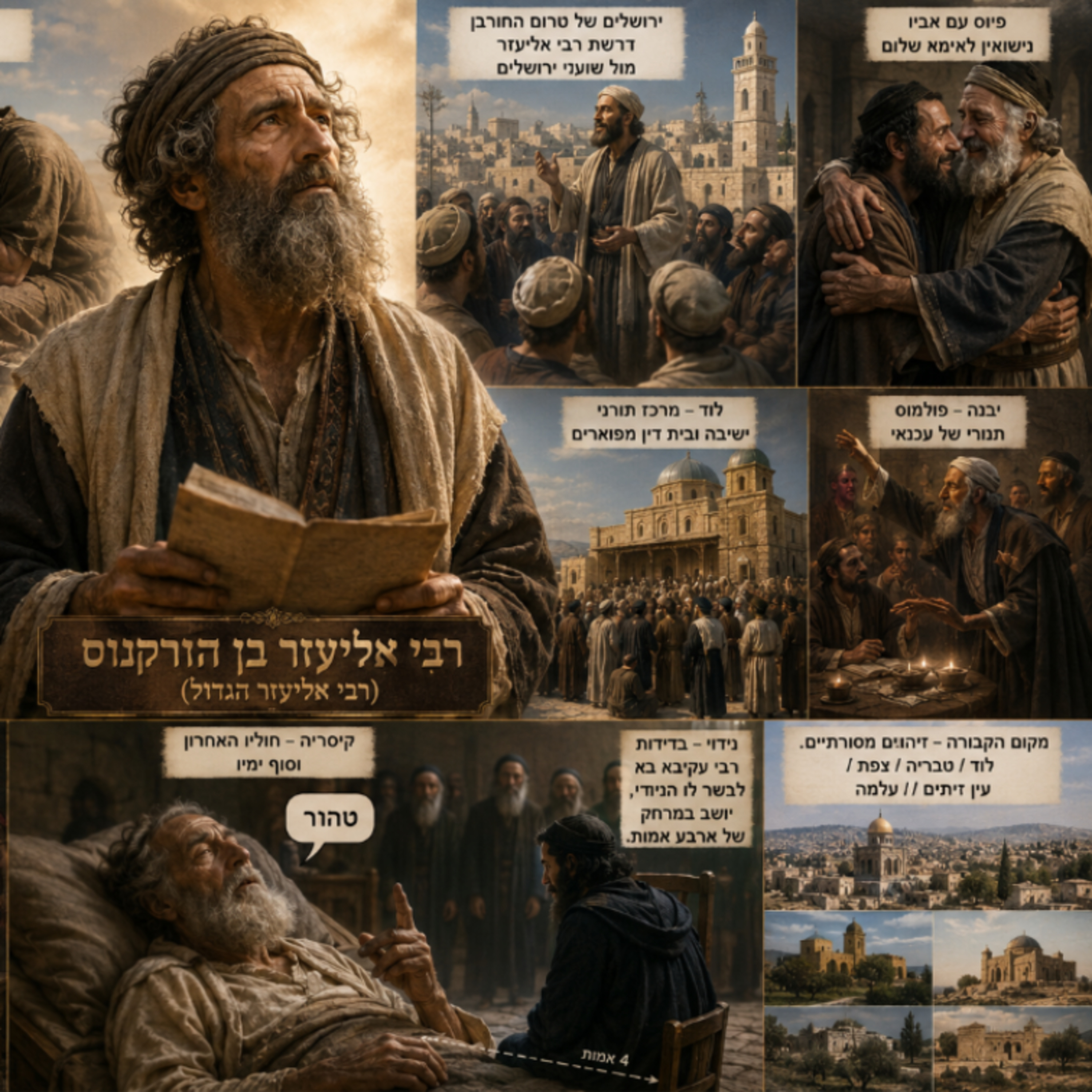 רבי אליעזר הגדול - האיש שהפסיד בוויכוח, אך עיצב את גבולות ההלכה לדורות episode artwork