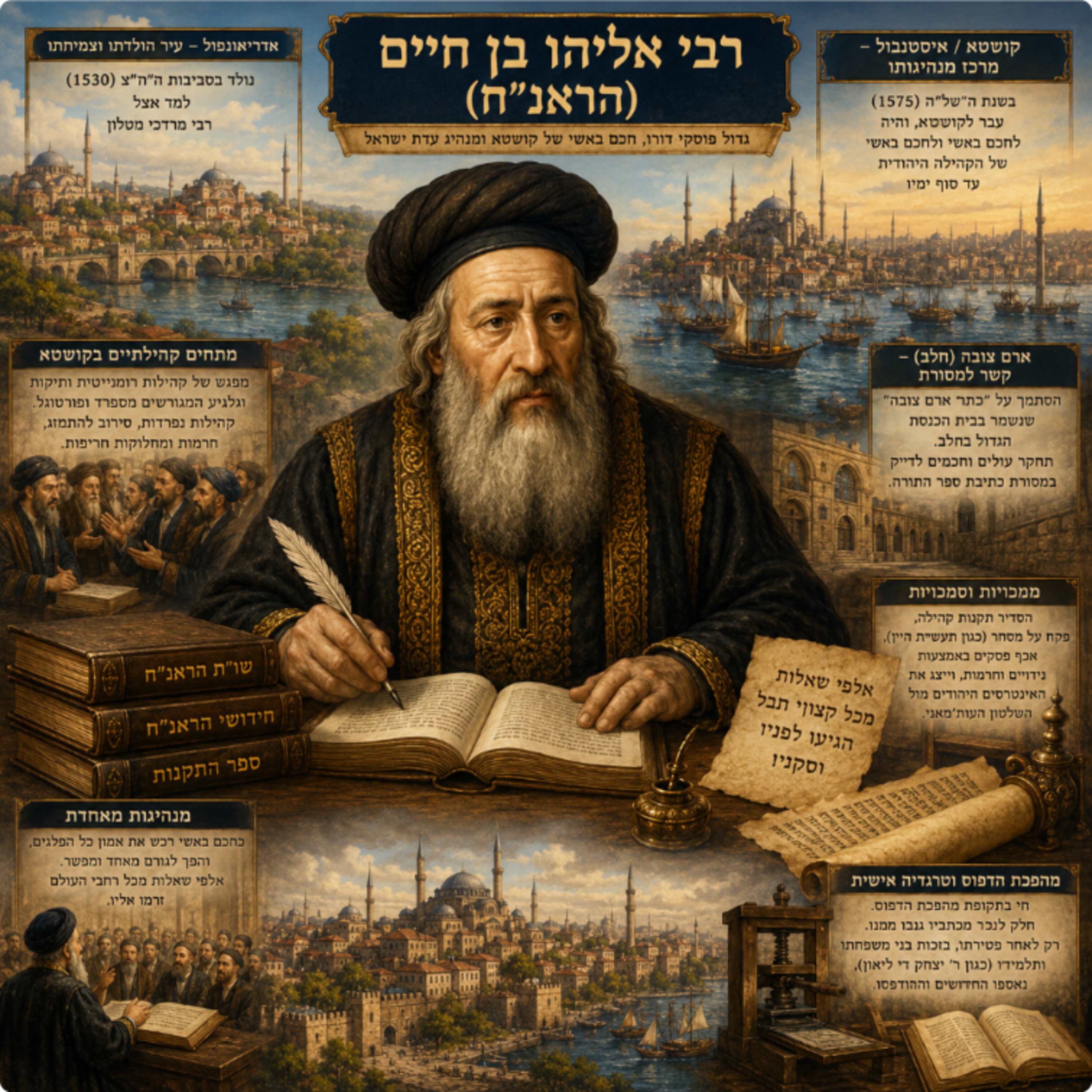 רבי אליהו בן חיים - המנהיג שהעניק יציבות הלכתית ליהדות האימפריה העות'מאנית episode artwork