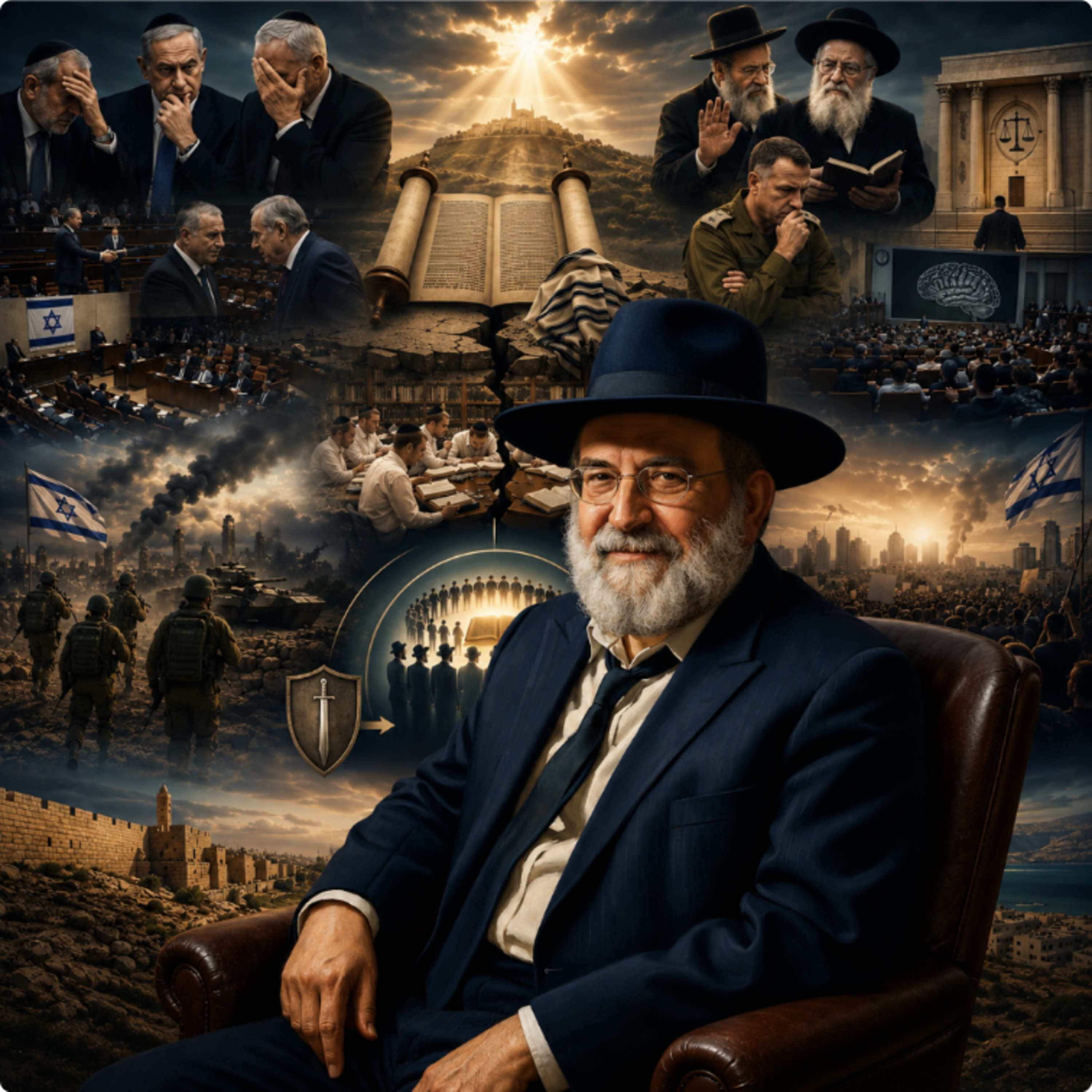 רב אליהו זייני - משבר מנהיגות, גיוס חרדים וגורל האומה episode artwork