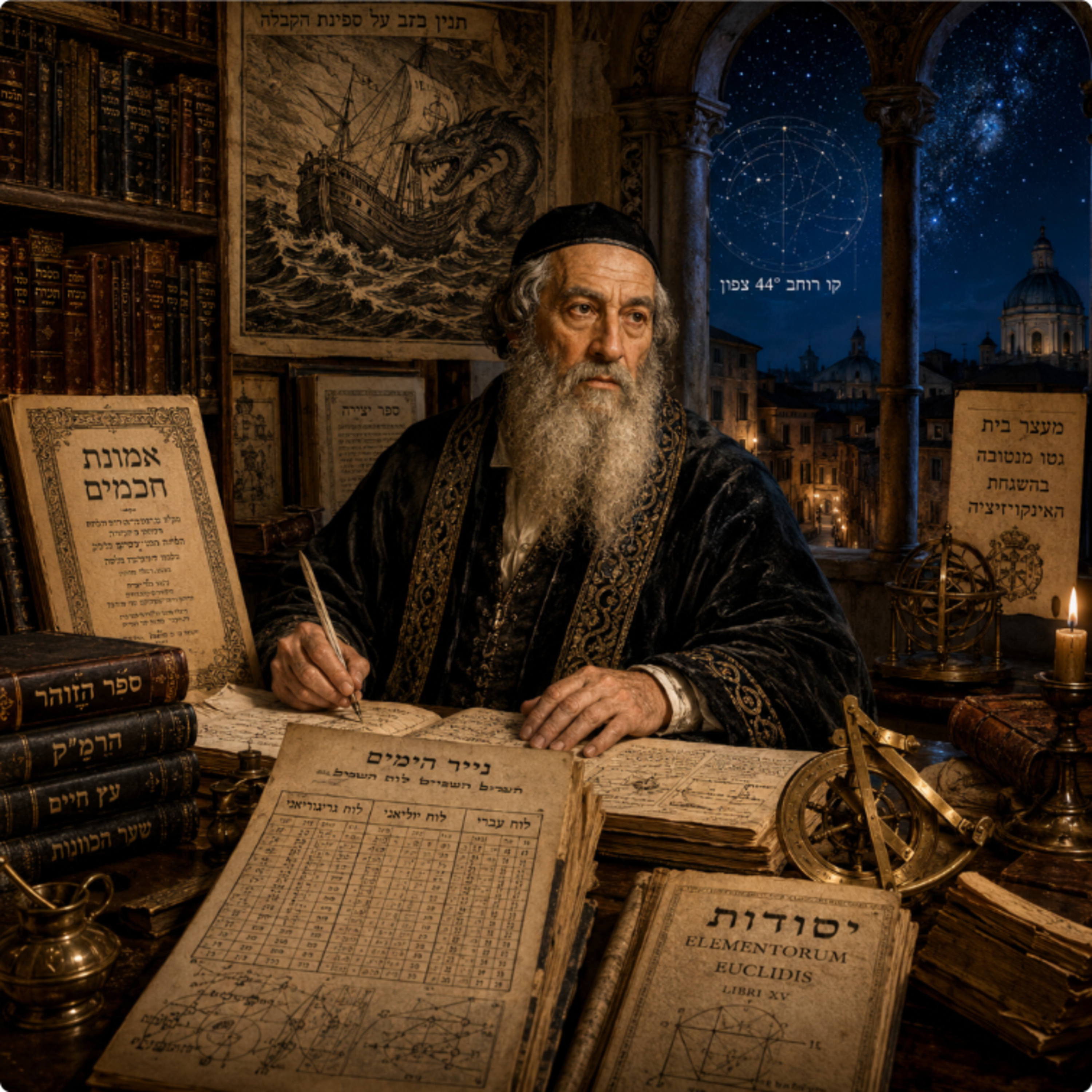 רבי אביעד שר שלום באזילה - כשהקבלה, אוקלידס והאסטרונומיה נפגשו בבית המדרש
 episode artwork