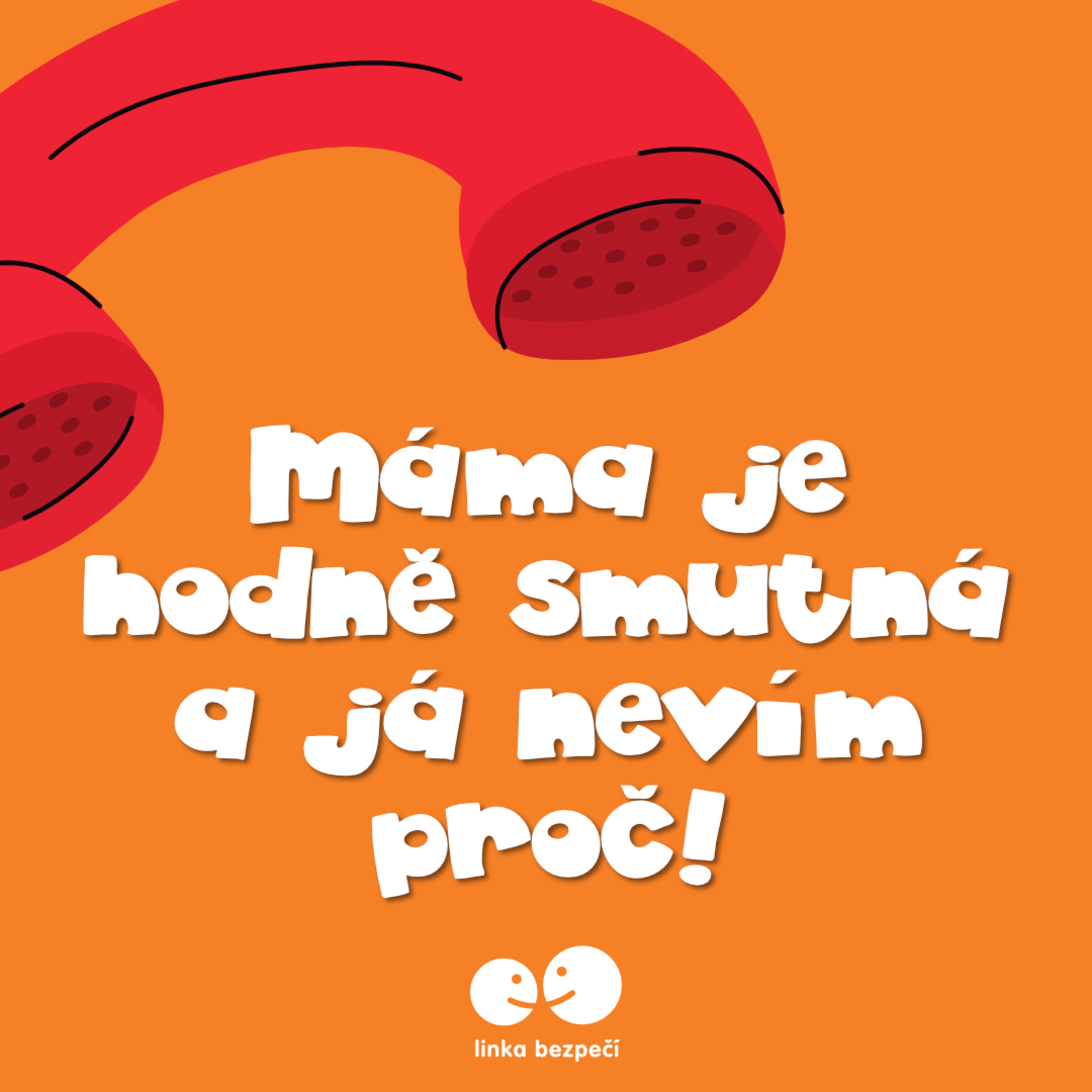 Utržené sluchátko Linky bezpečí
