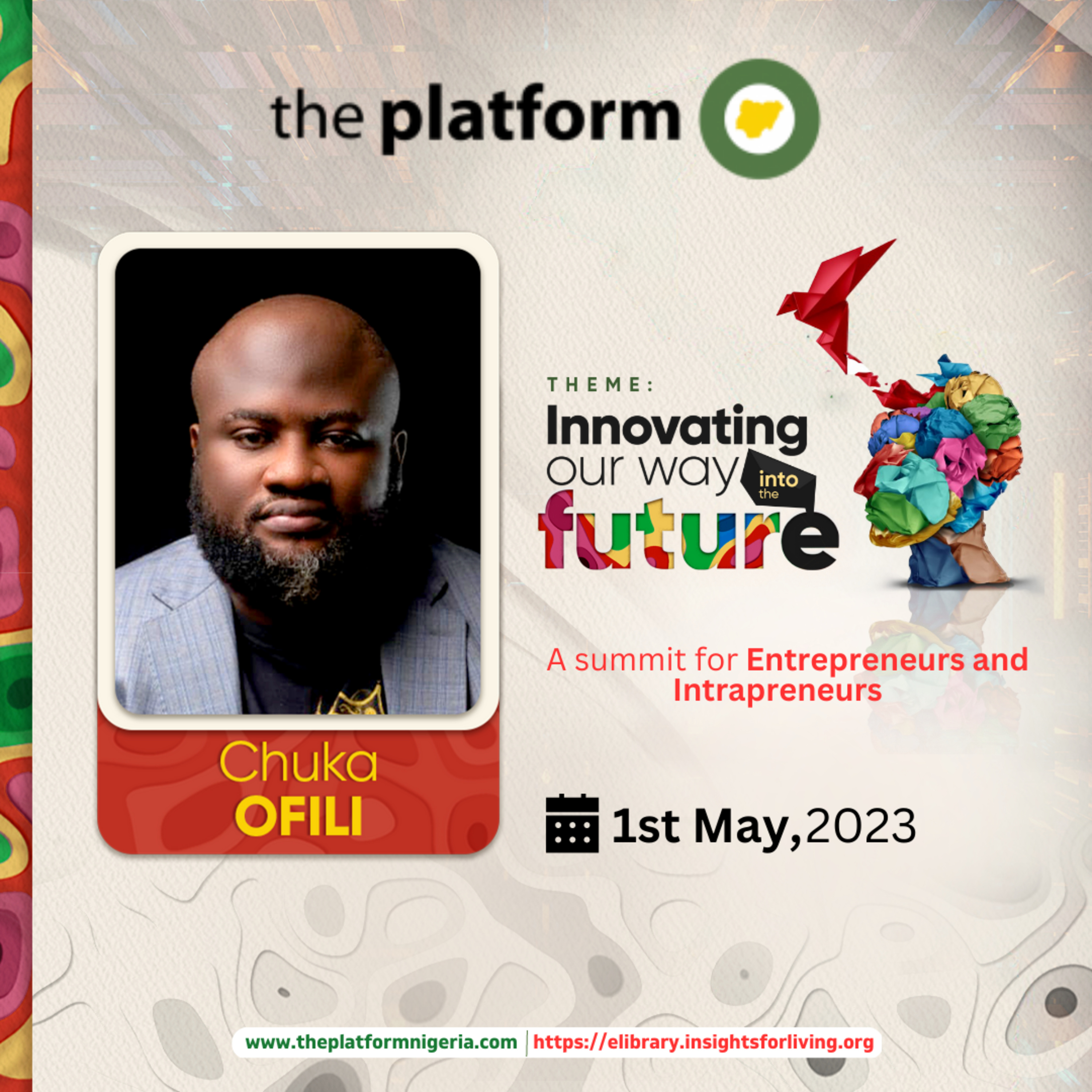 THE PLATFORM MAY 2023 SESSION 3 CHUKA OFILI episode artwork