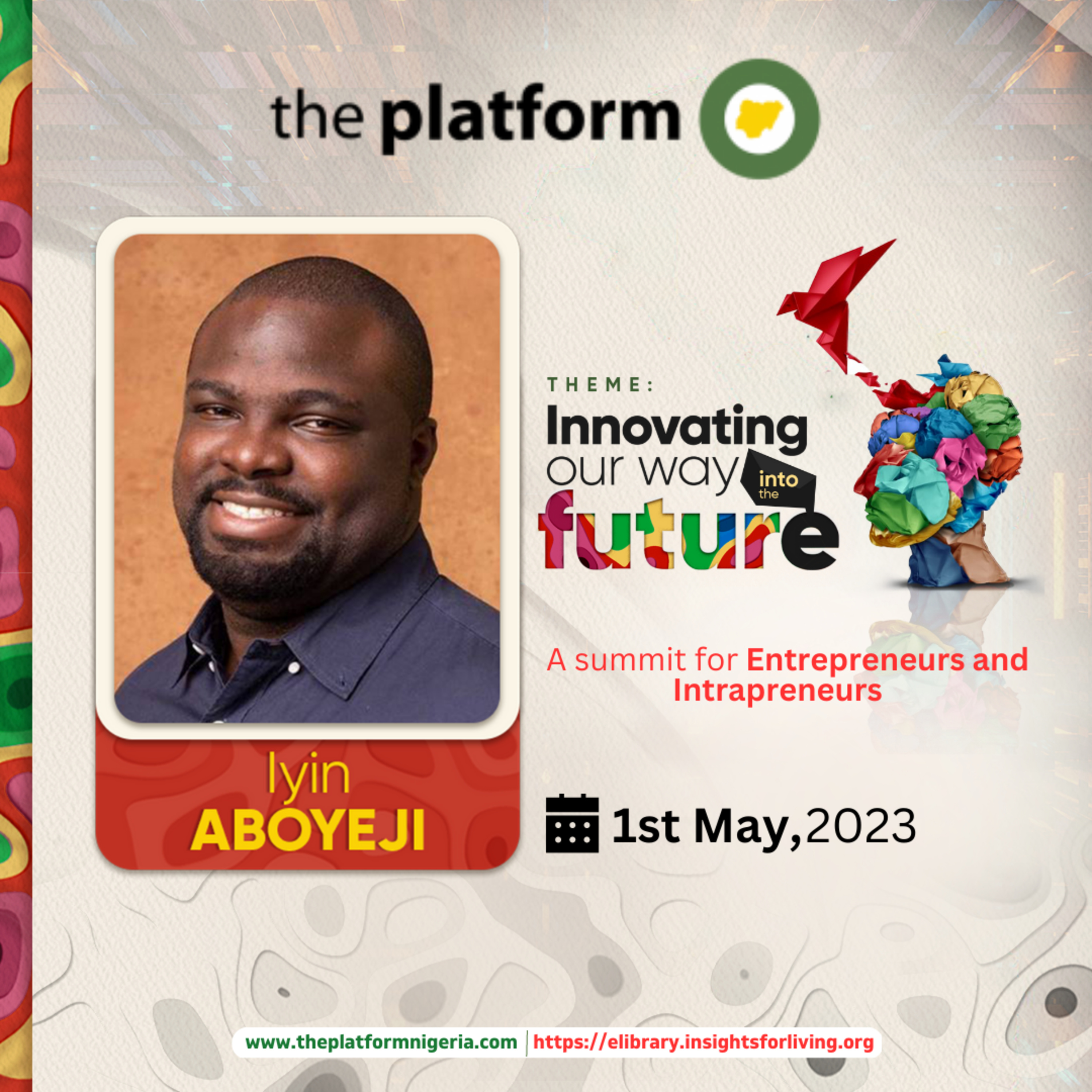 THE PLATFORM MAY 2023 SESSION 5 IYIN ABOYEJI episode artwork