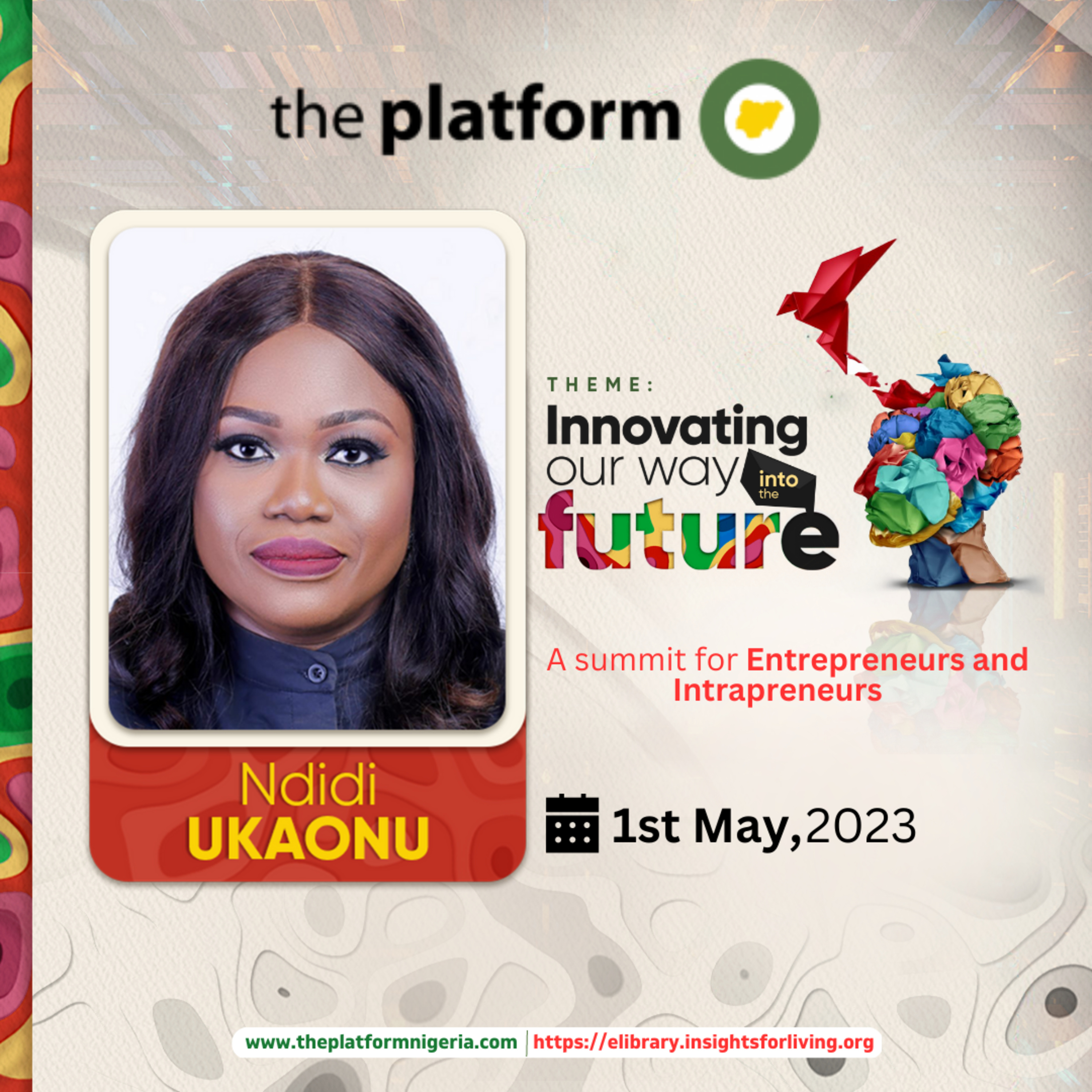 THE PLATFORM MAY 2023 SESSION 6 NDIDI UKAONU episode artwork